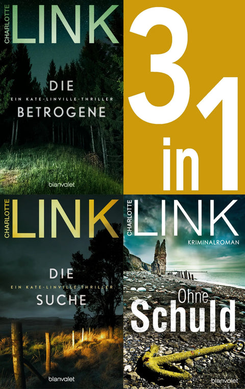 Die Kate-Linville-Reihe Band 1-3: Die Betrogene / Die Suche / Ohne Schuld