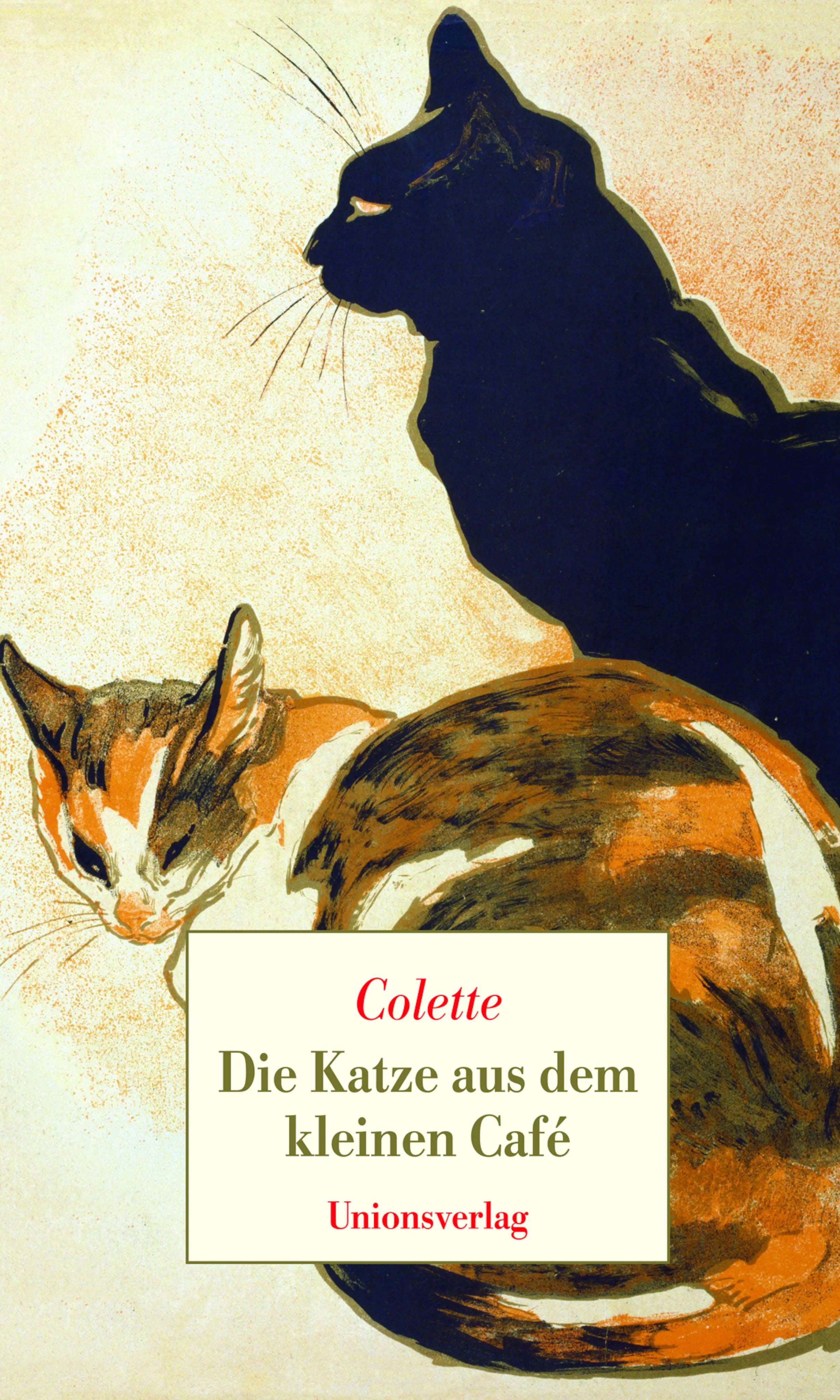 Buchcover von 'Die Katze aus dem kleinen Café' - Gebundene Ausgabe von Sidonie-Gabrielle Colette
