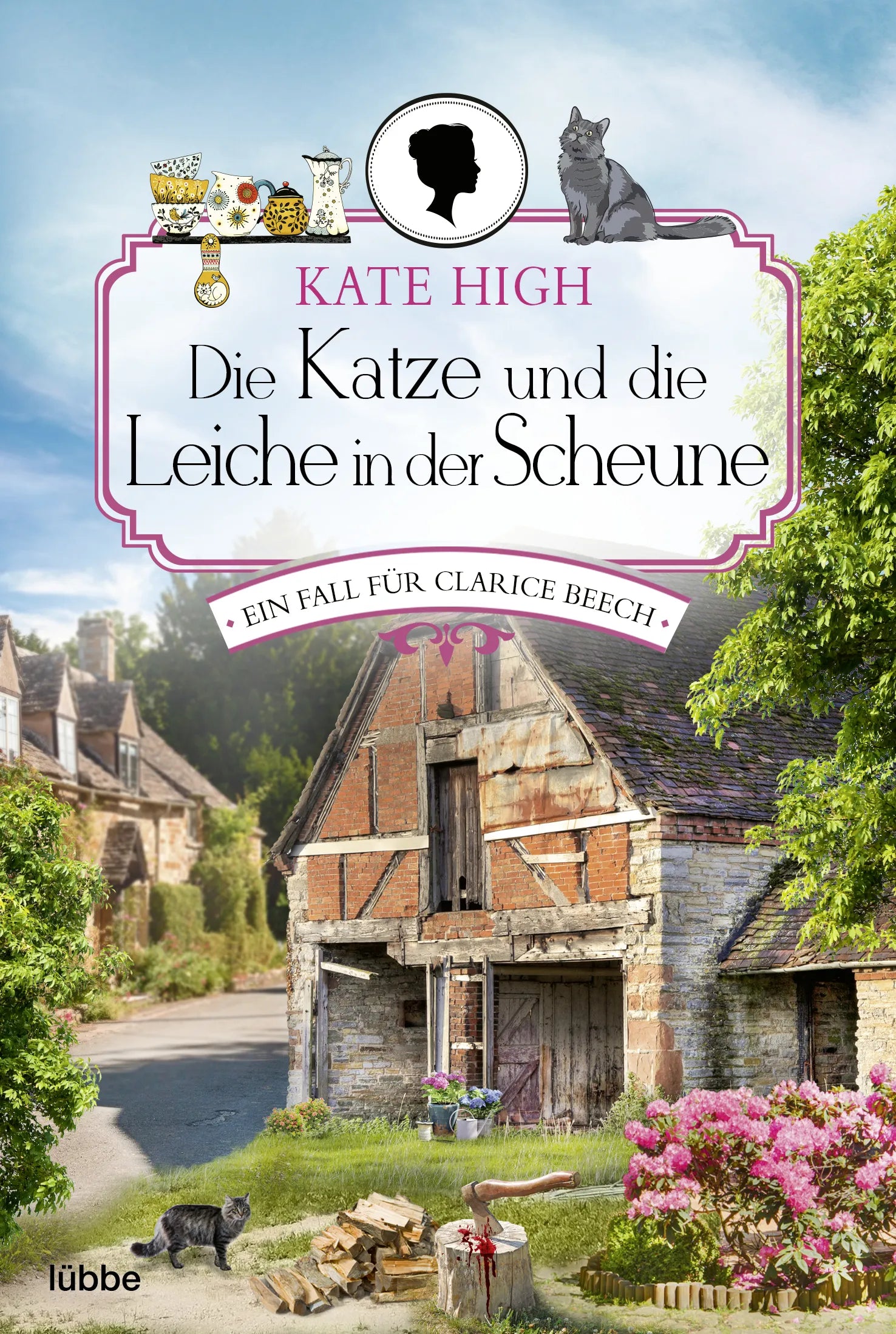 Buchcover von 'Die Katze und die Leiche in der Scheune' - Taschenbuch von Kate High