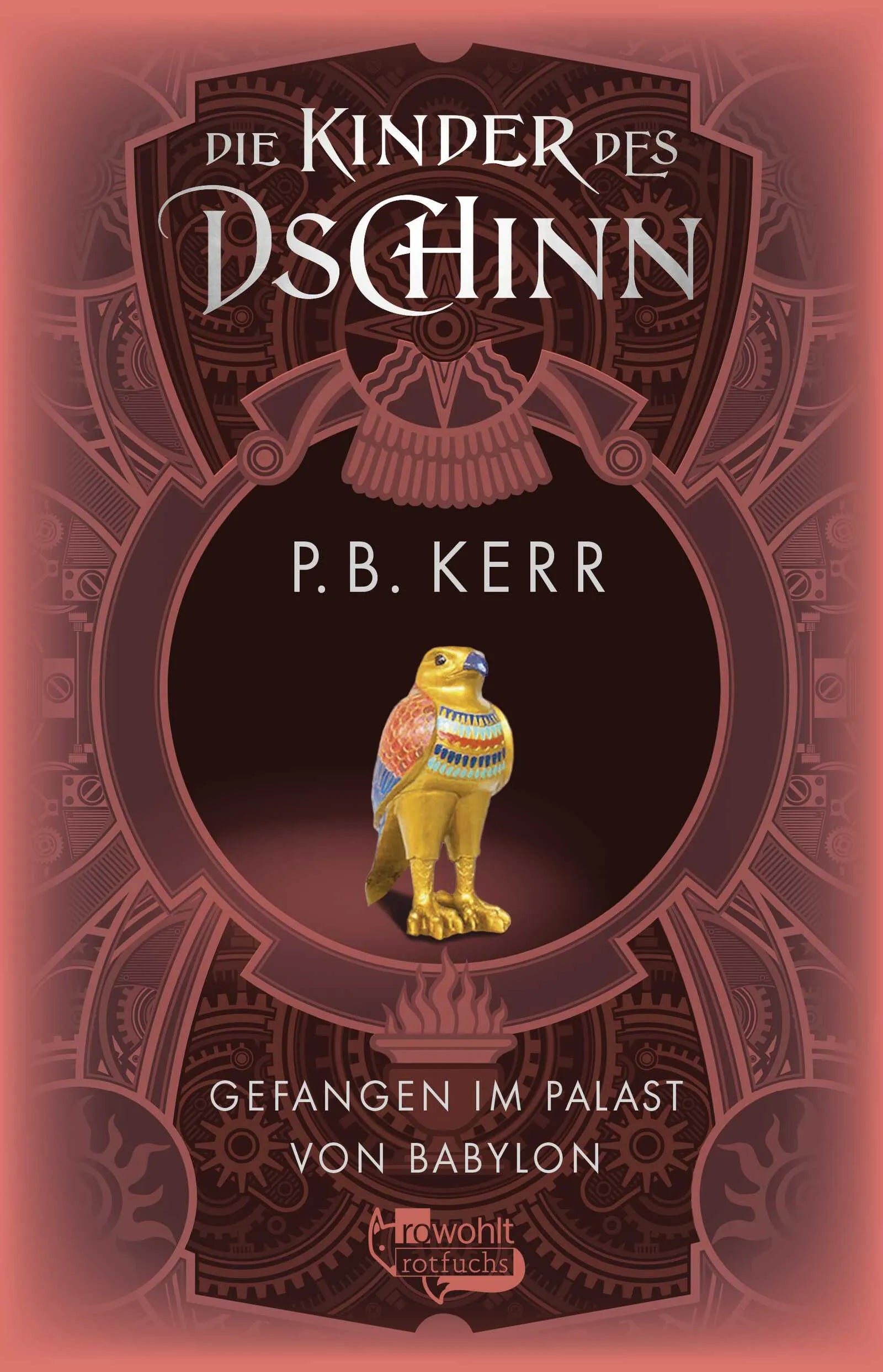 Buchcover von 'Die Kinder des Dschinn: Gefangen im Palast von Babylon' - Gebundene Ausgabe von P. B. Kerr