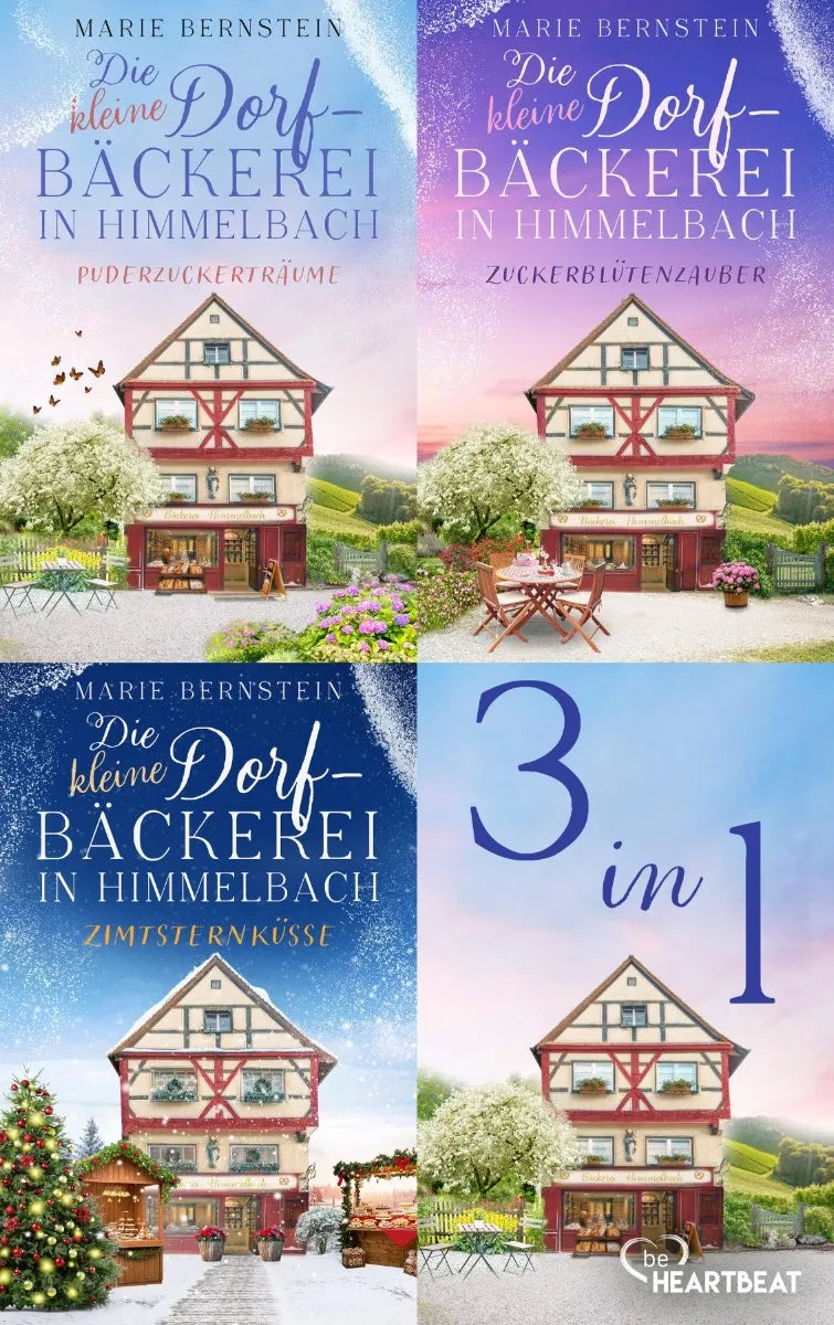 Cover: Die kleine Dorfbäckerei in Himmelbach | Drei Wohlfühlromane in einem eBook (E-Book) von Marie Bernstein