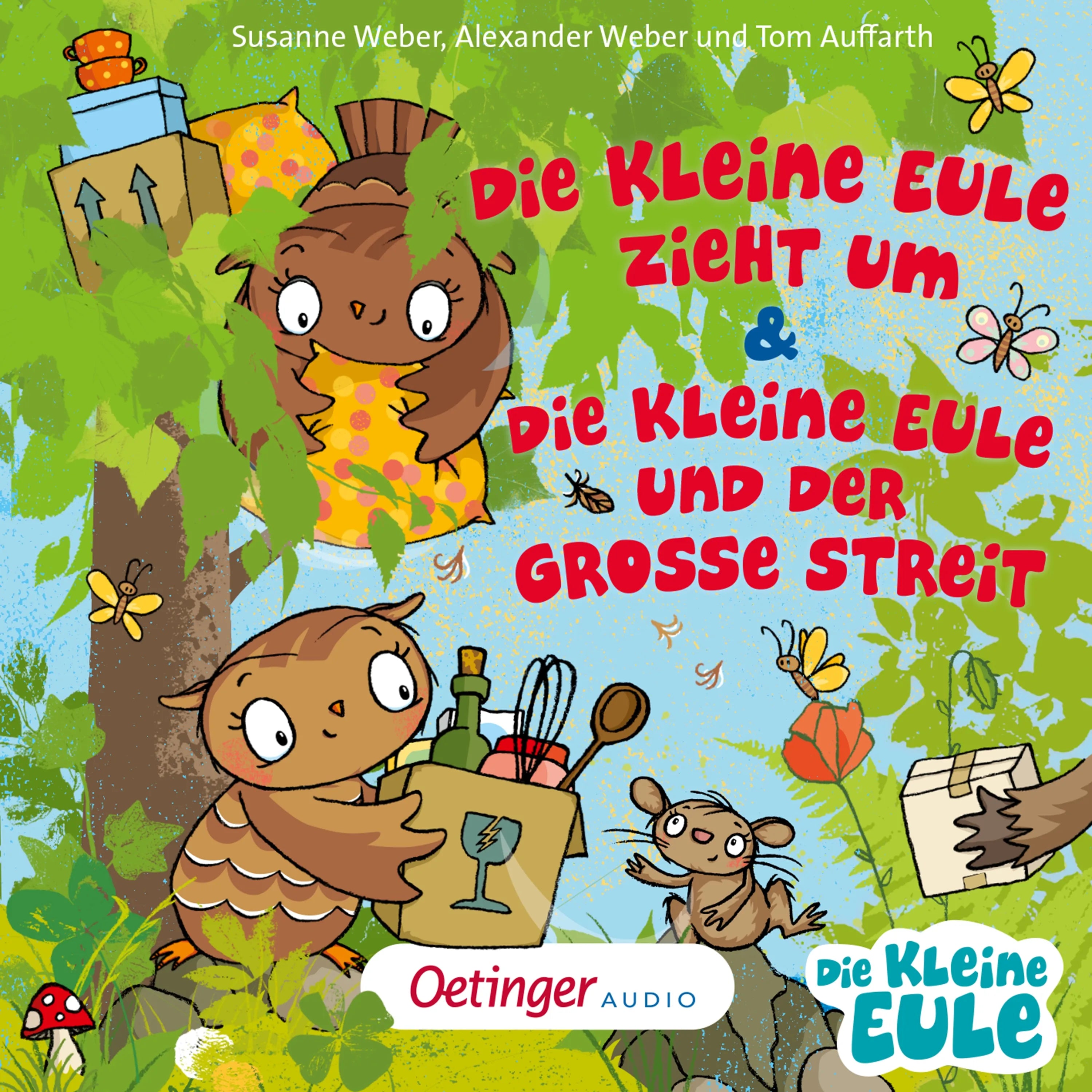Cover: Die kleine Eule zieht um & Die kleine Eule und der große Streit (Hörbuch Download) von Susanne Weber