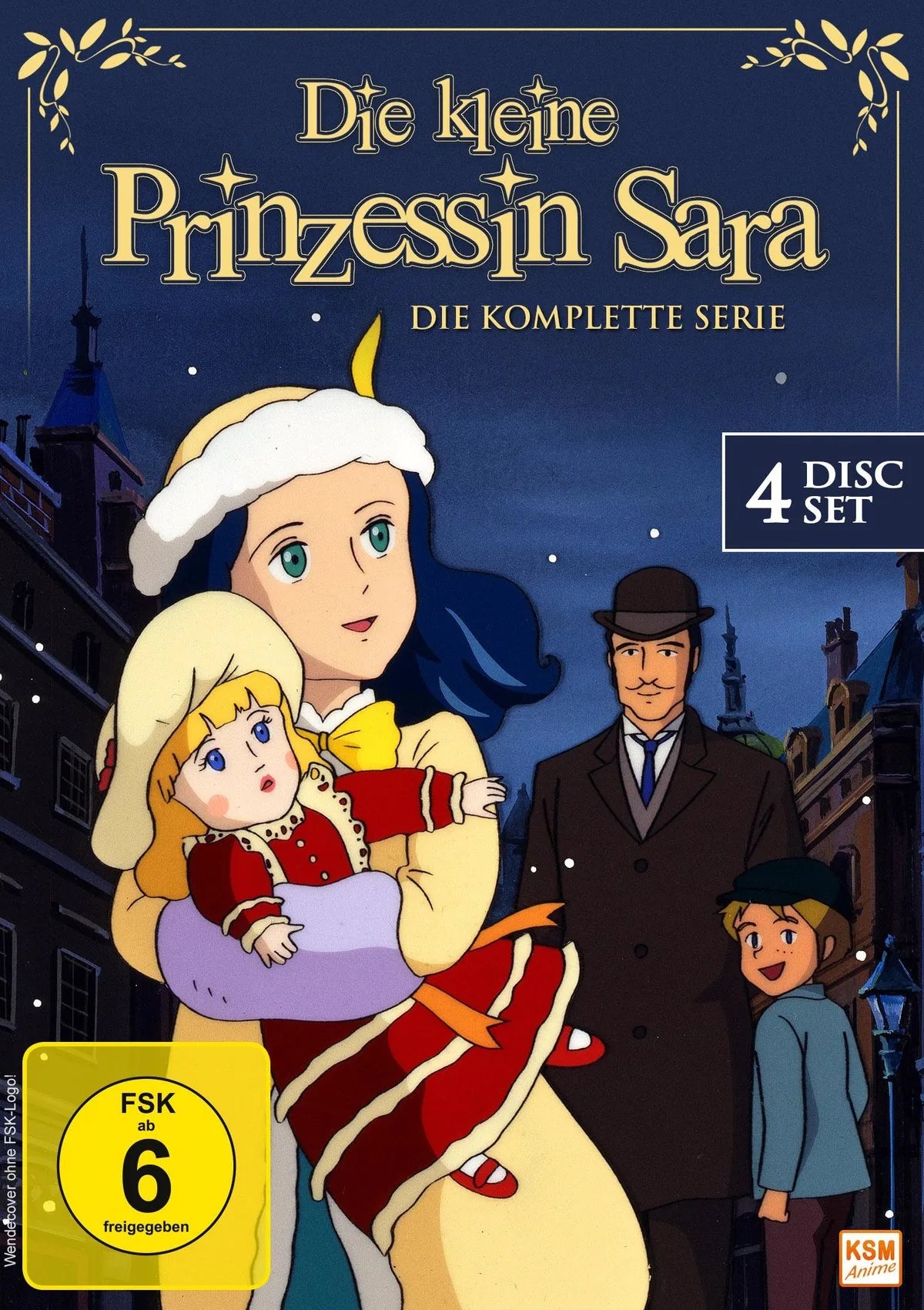 Die kleine Prinzessin Sara - Gesamted. [4 DVDs] - DVD