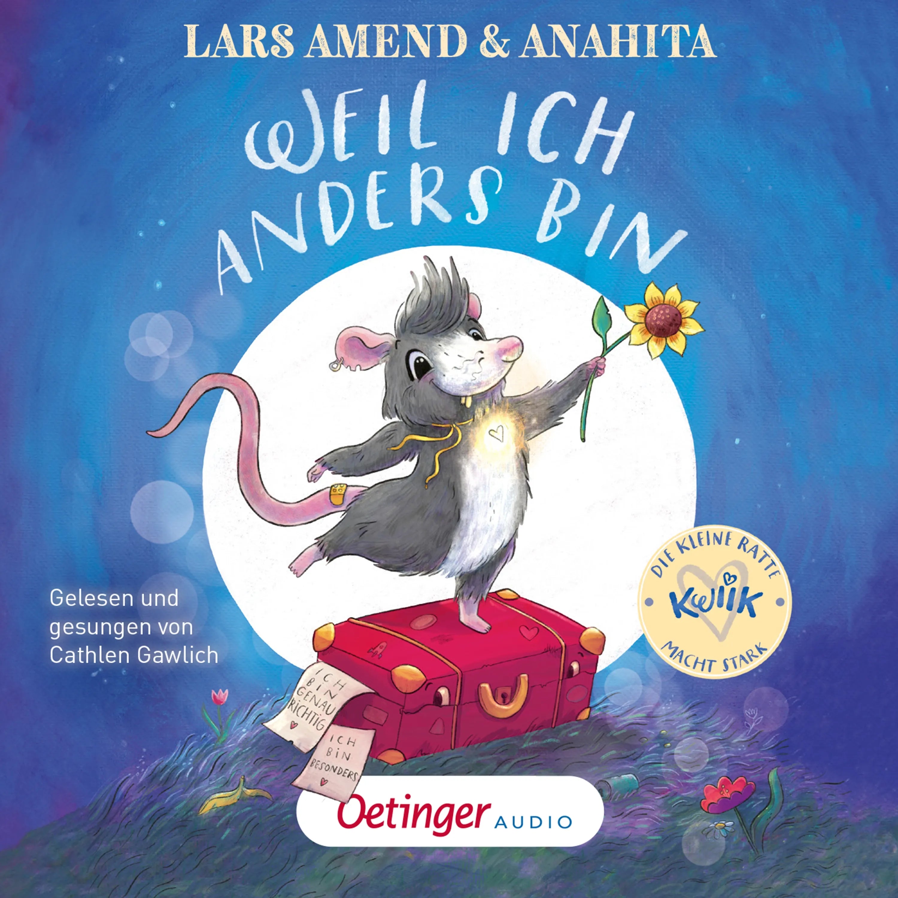 Cover: Die kleine Ratte Kwiik. Weil ich anders bin (Hörbuch Download) von Anahita