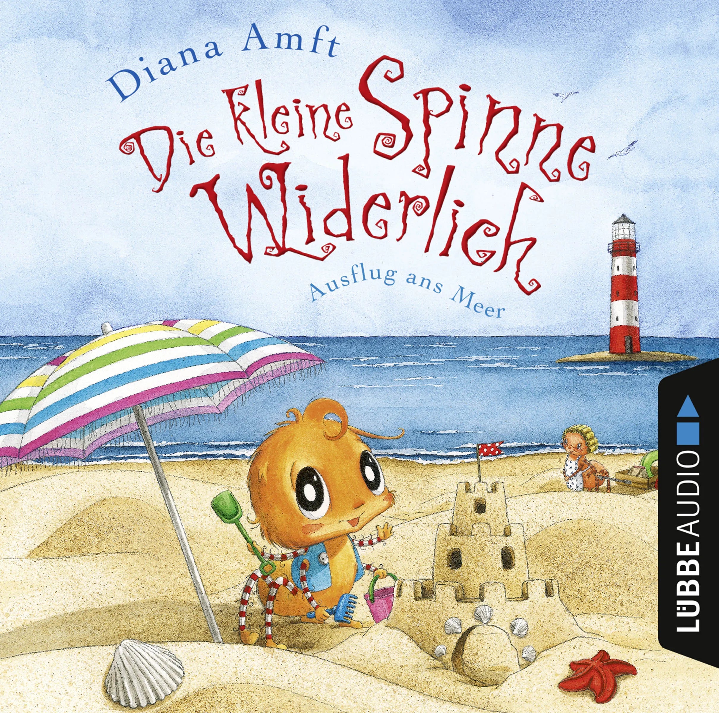 Buchcover von 'Die kleine Spinne Widerlich - Ausflug ans Meer' - Hörbuch (CD) von Diana Amft
