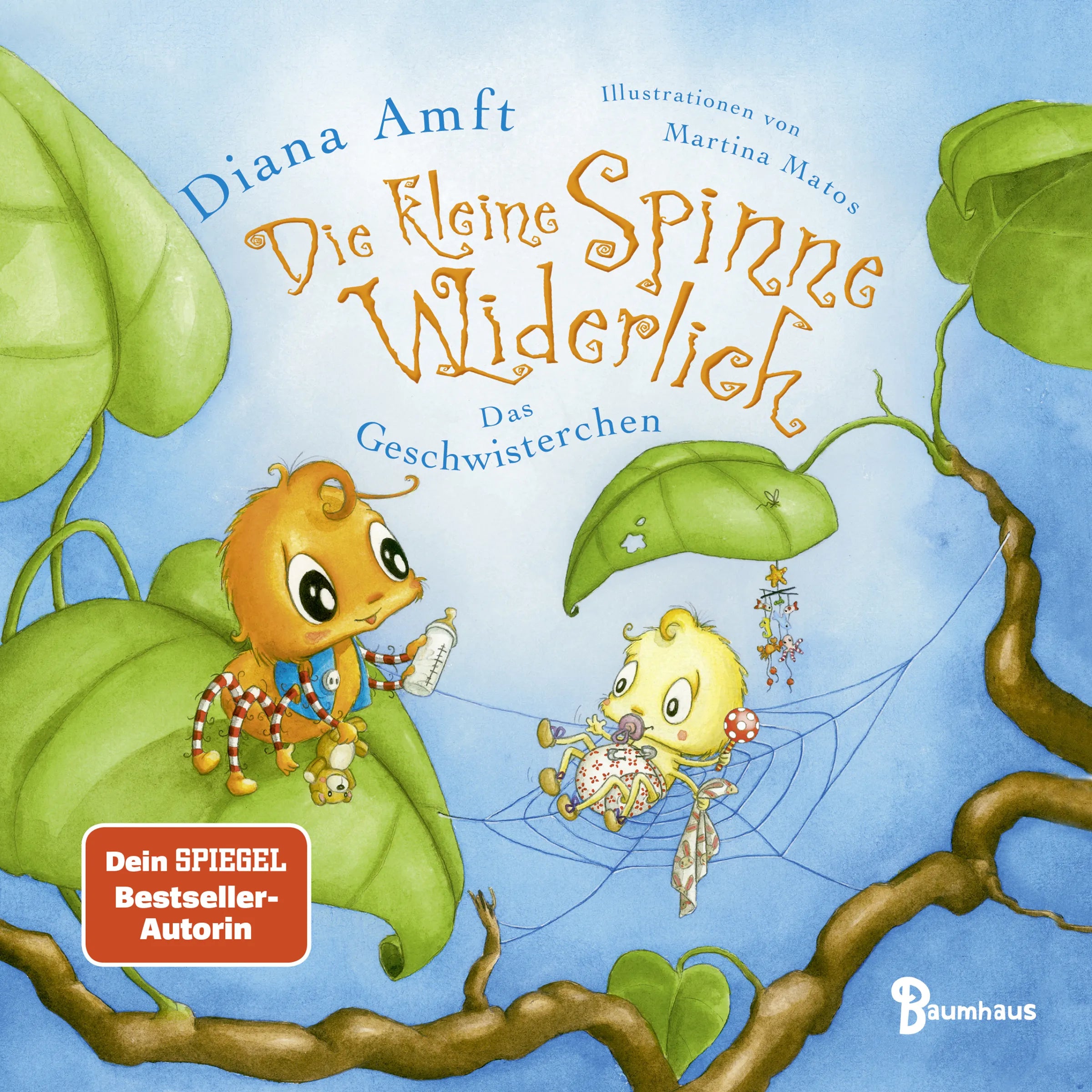 Buchcover von 'Die kleine Spinne Widerlich - Das Geschwisterchen Pappbilderbuch' - Gebundene Ausgabe von Diana Amft
