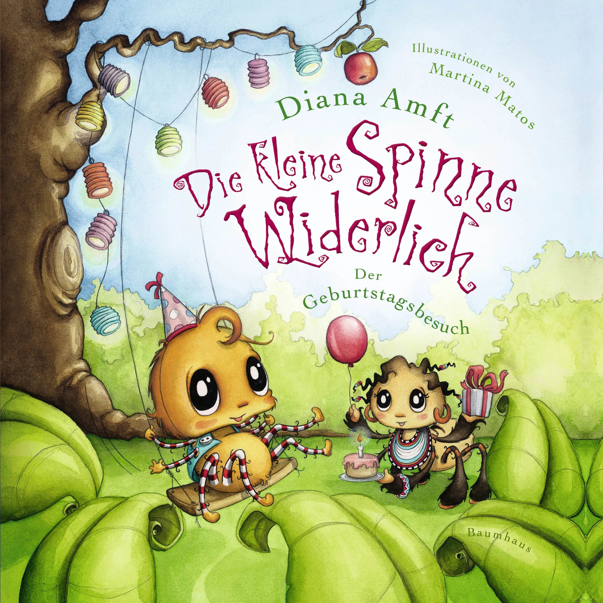 Buchcover von 'Die kleine Spinne Widerlich - Der Geburtstagsbesuch' - Gebundene Ausgabe von Diana Amft