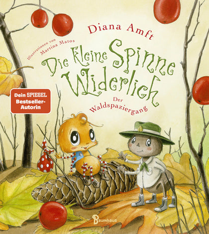 Buchcover von 'Die kleine Spinne Widerlich - Der Waldspaziergang' - Gebundene Ausgabe von Diana Amft