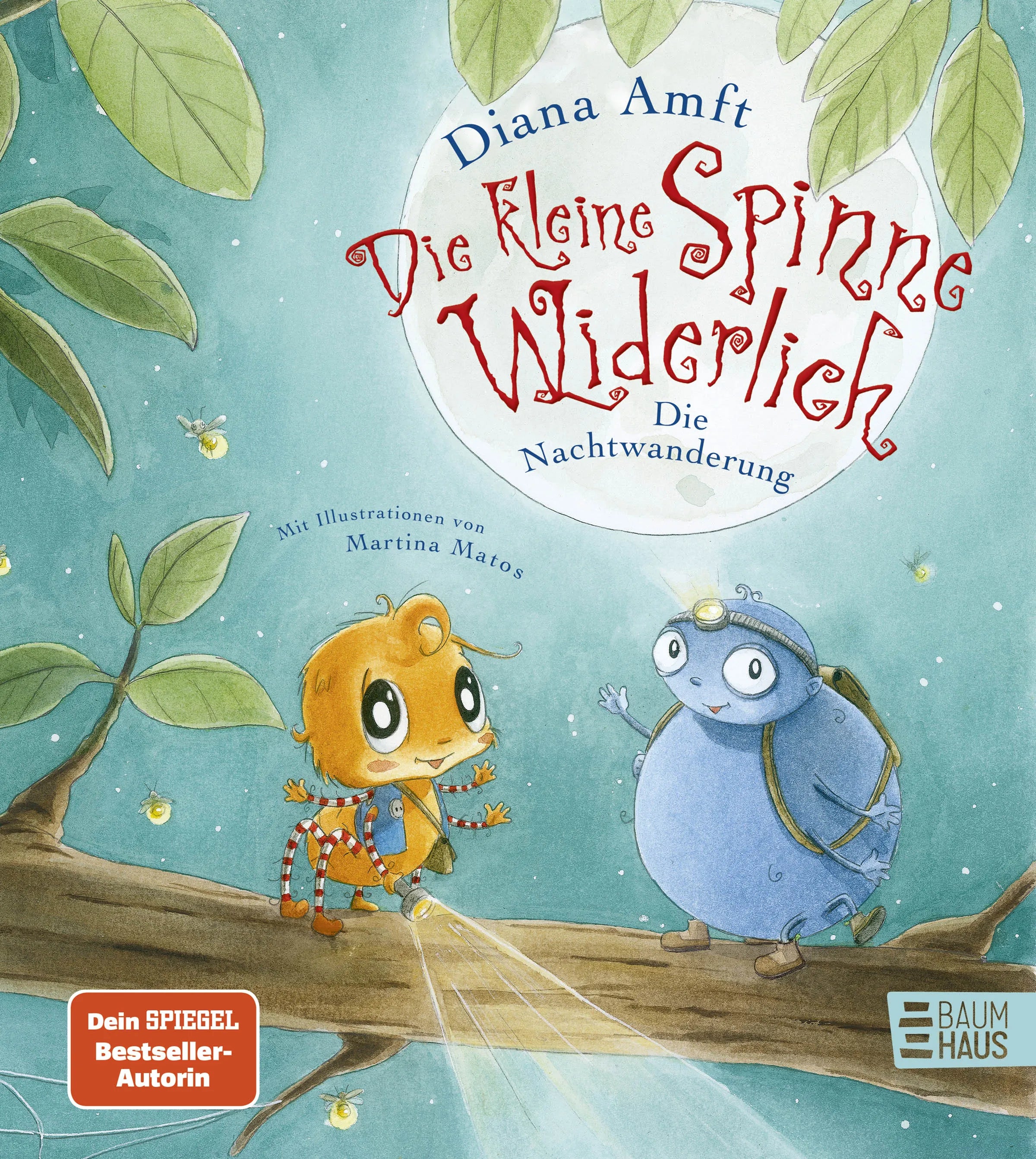 Cover: Die kleine Spinne Widerlich - Die Nachtwanderung (Hardcover) von Diana Amft