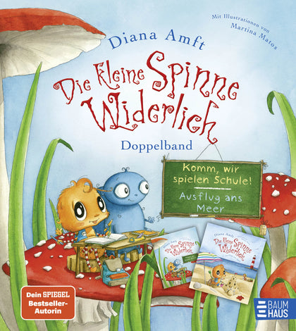 Buchcover von 'Die kleine Spinne Widerlich – Doppelband' - Gebundene Ausgabe von Diana Amft