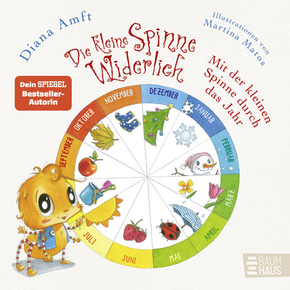 Buchcover von 'Die kleine Spinne Widerlich – Mit der kleinen Spinne durch das Jahr' - Gebundene Ausgabe von Diana Amft