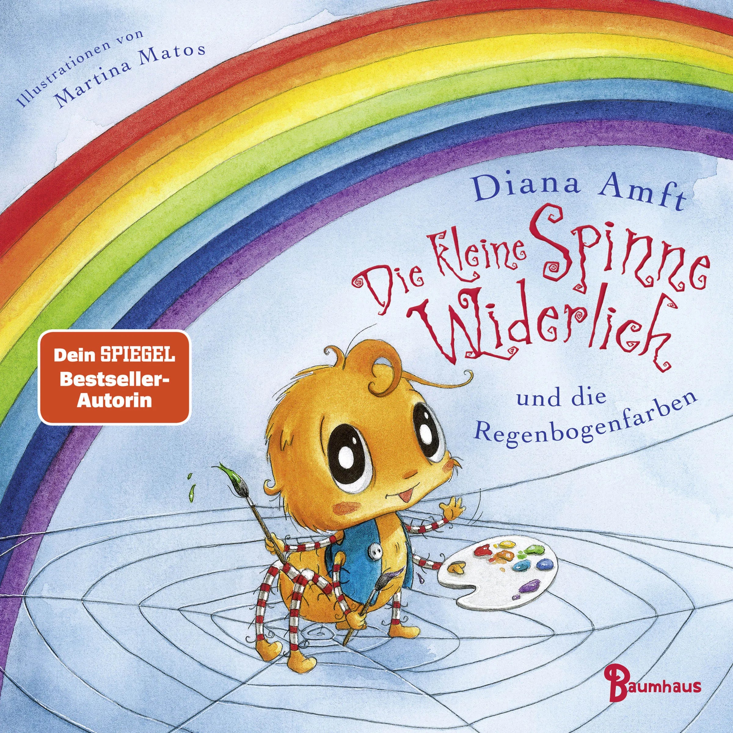 Buchcover von 'Die kleine Spinne Widerlich und die Regenbogenfarben' - Gebundene Ausgabe von Diana Amft