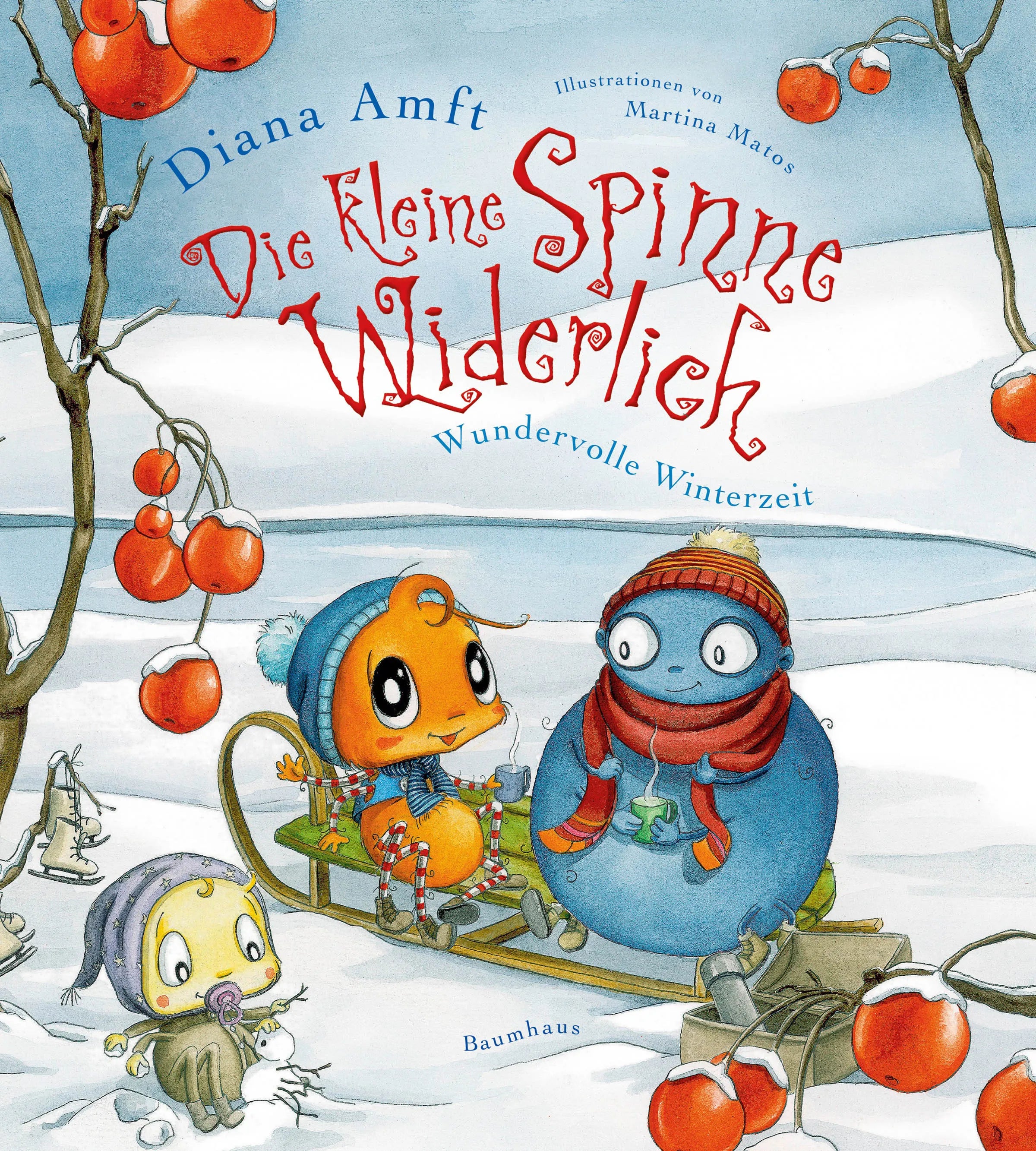 Buchcover von 'Die kleine Spinne Widerlich - Wundervolle Winterzeit' - Gebundene Ausgabe von Diana Amft