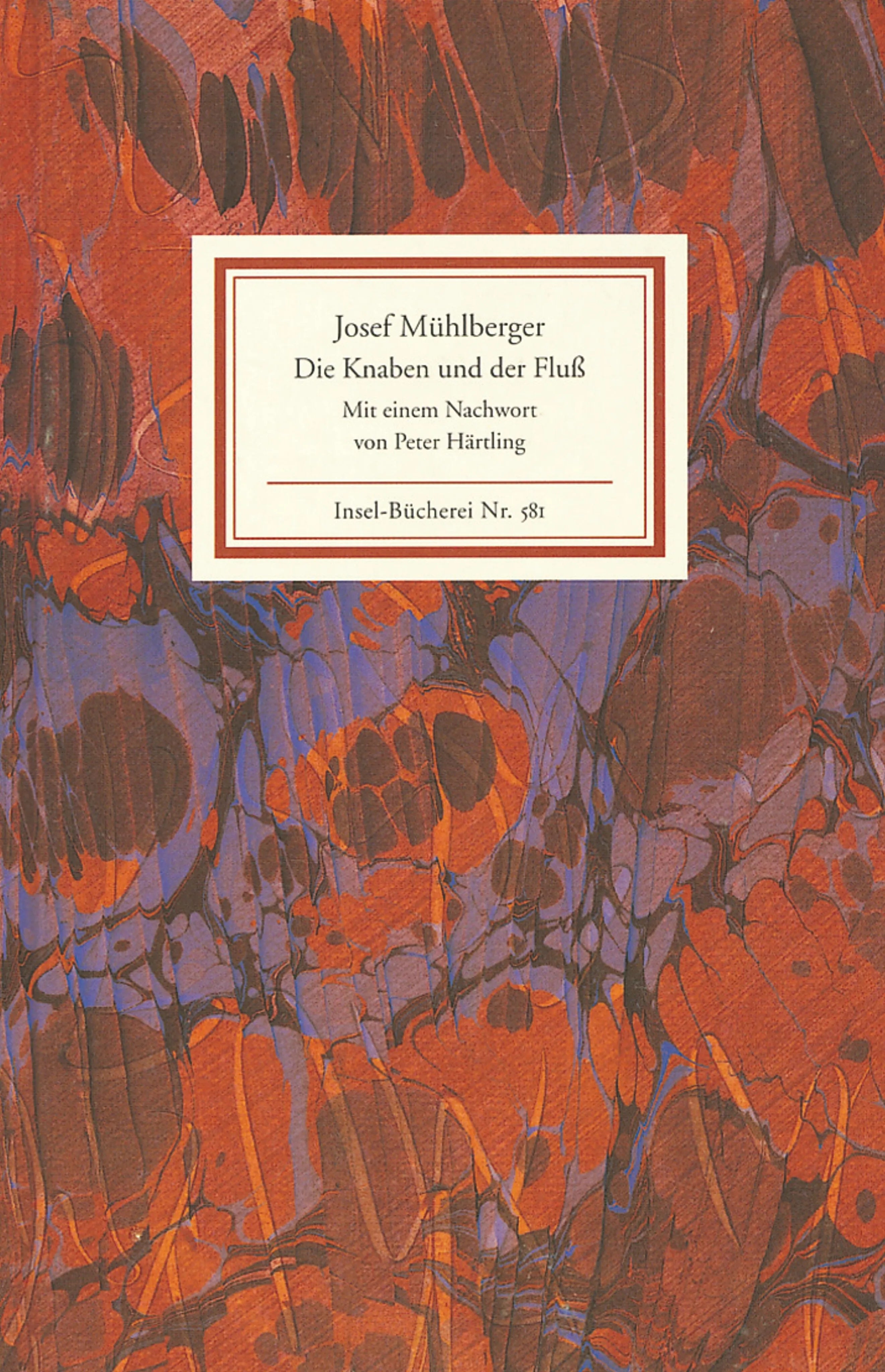Buchcover von 'Die Knaben und der Fluß' - Gebundene Ausgabe von Josef Mühlberger