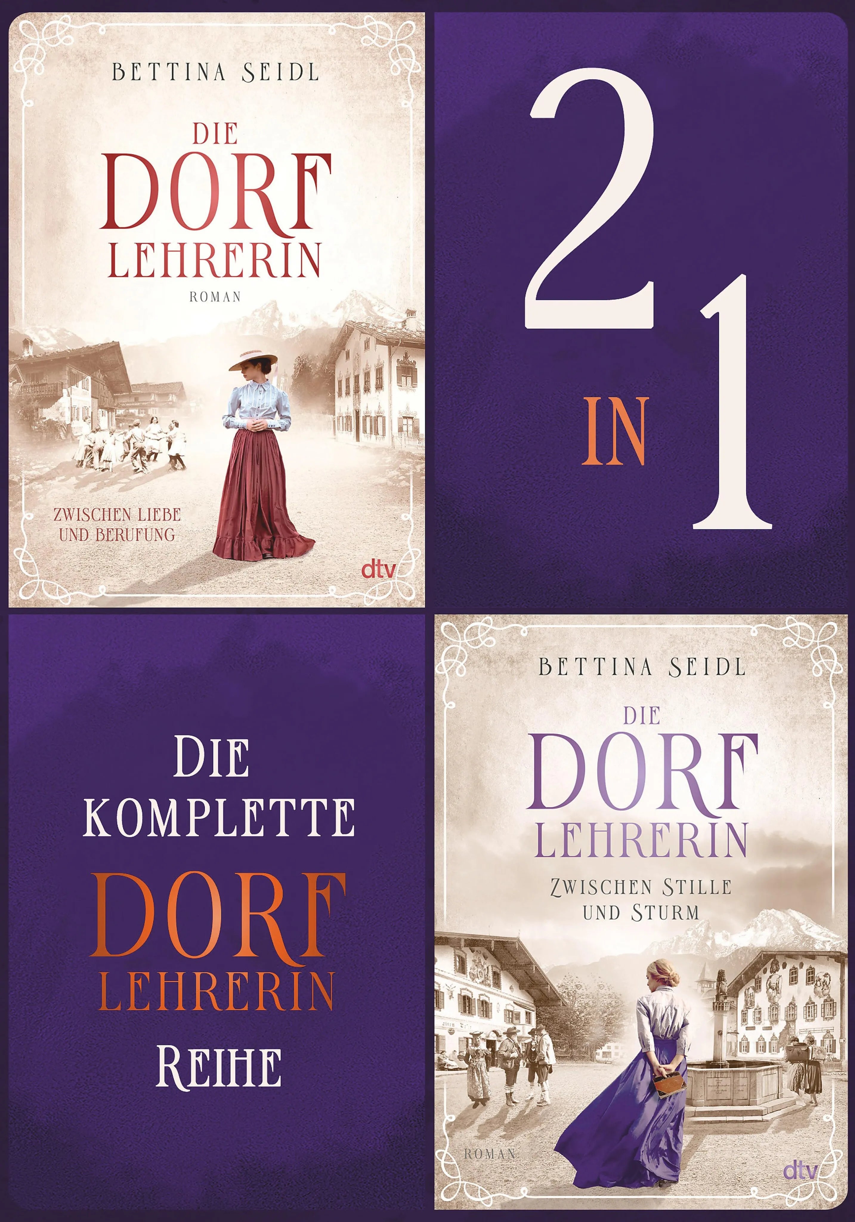 Cover: Die komplette Dorflehrerin-Reihe (E-Book) von Bettina Seidl