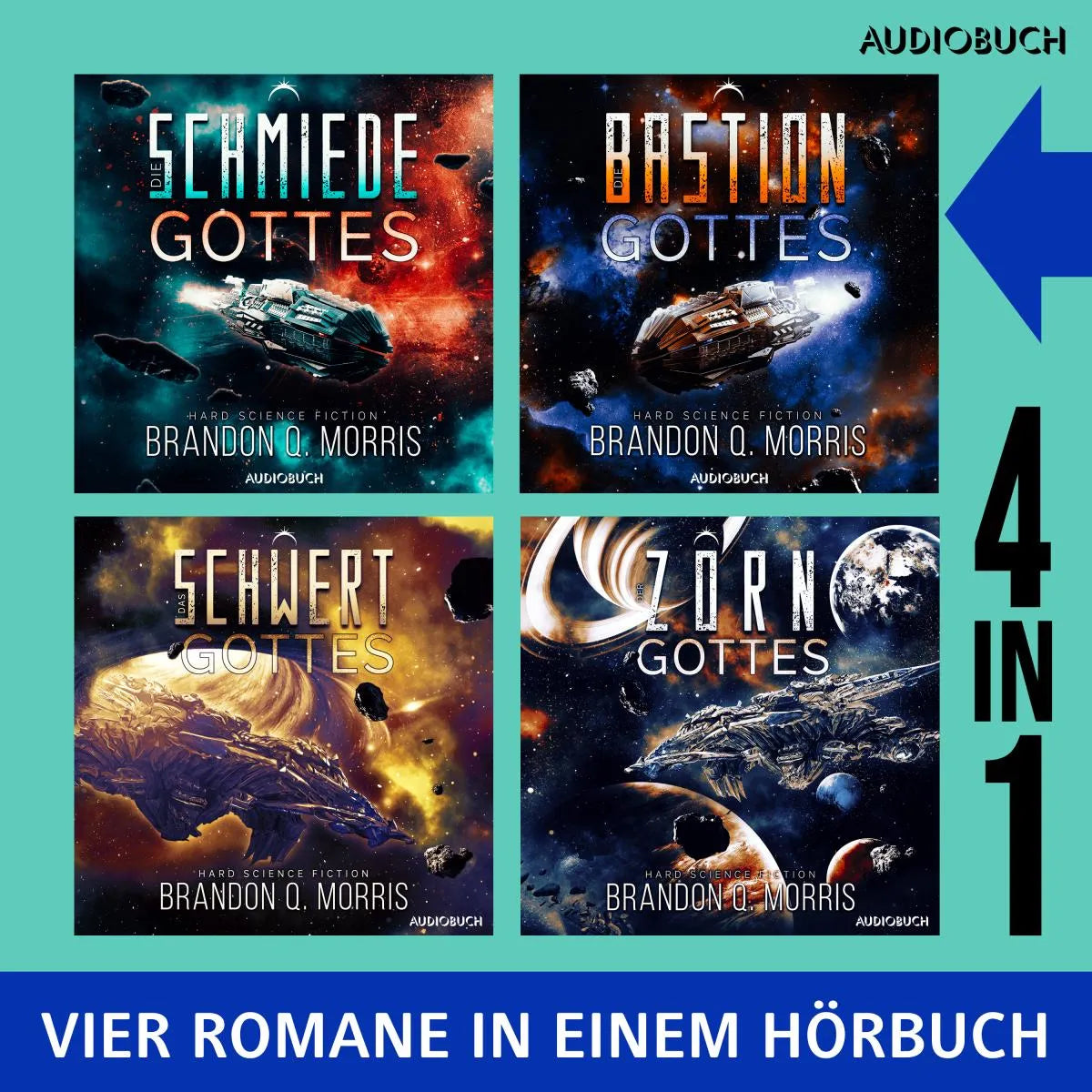 Cover: Die kosmische Schmiede - Komplettlesung (Hörbuch Download) von Brandon Q. Morris