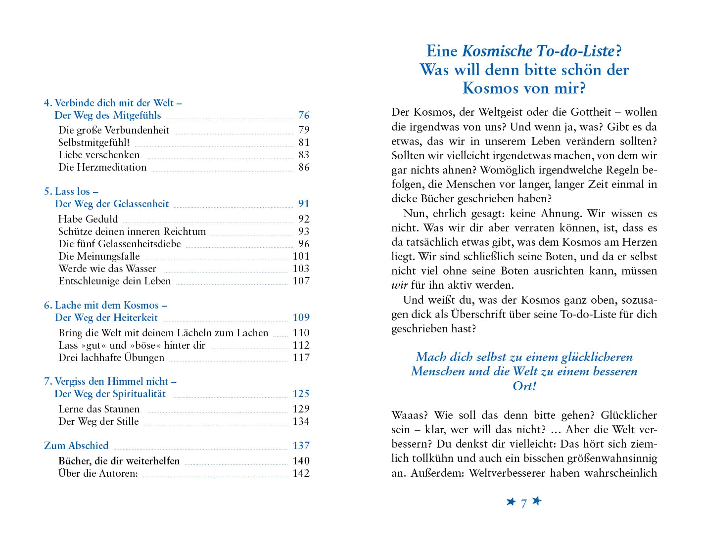 Innenansicht von 'Die Kosmische To-do-Liste' - Gebundene Ausgabe