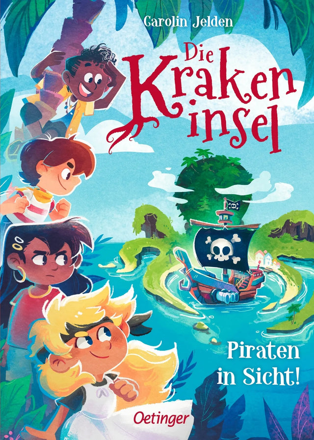 Buchcover von 'Die Krakeninsel 1. Piraten in Sicht!' - Gebundene Ausgabe von Carolin Jelden