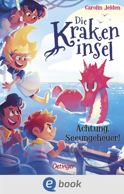 Cover: Die Krakeninsel 2. Achtung, Seeungeheuer! (E-Book) von Carolin Jelden