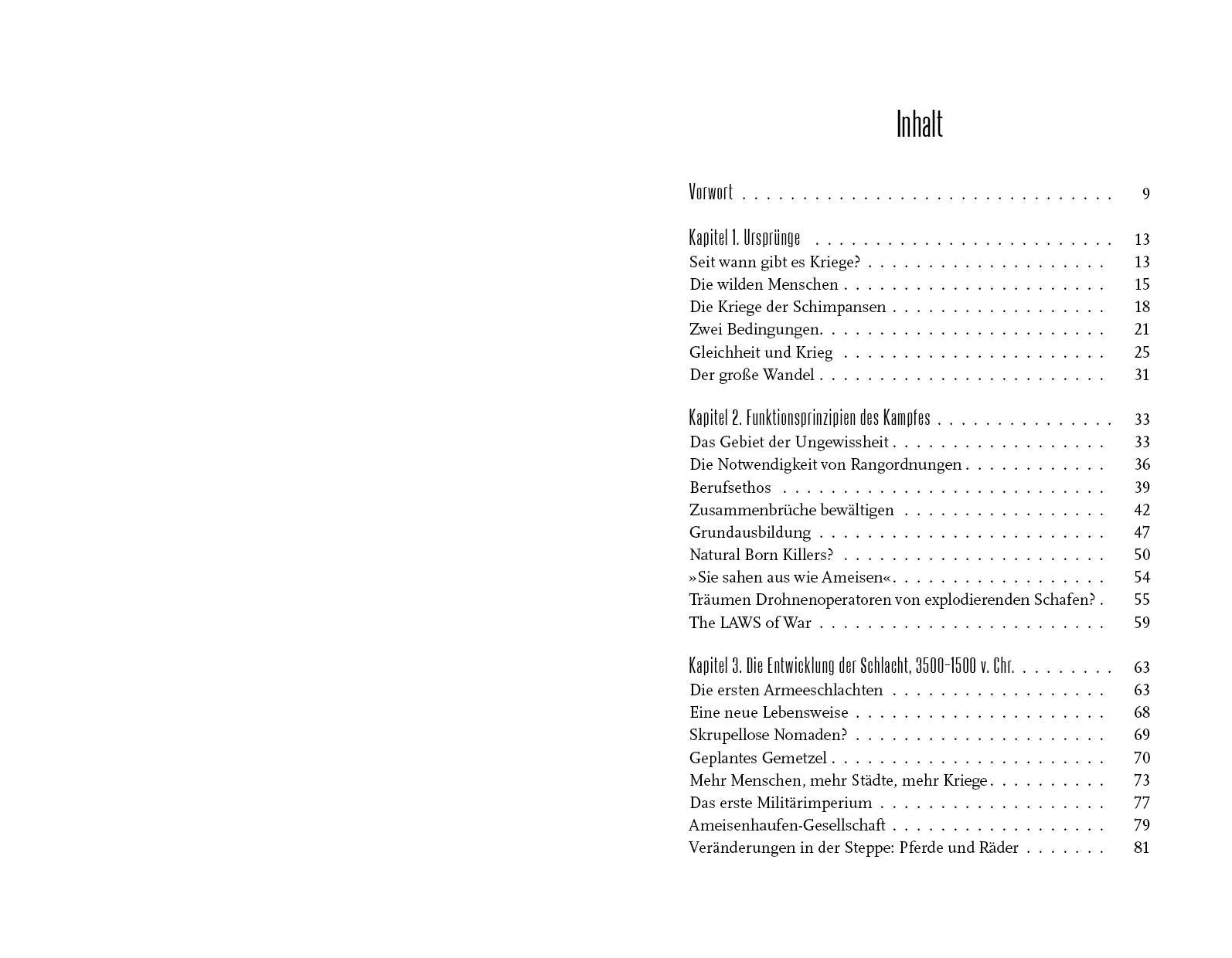 Innenansicht von 'Die kürzeste Geschichte des Krieges' - Taschenbuch