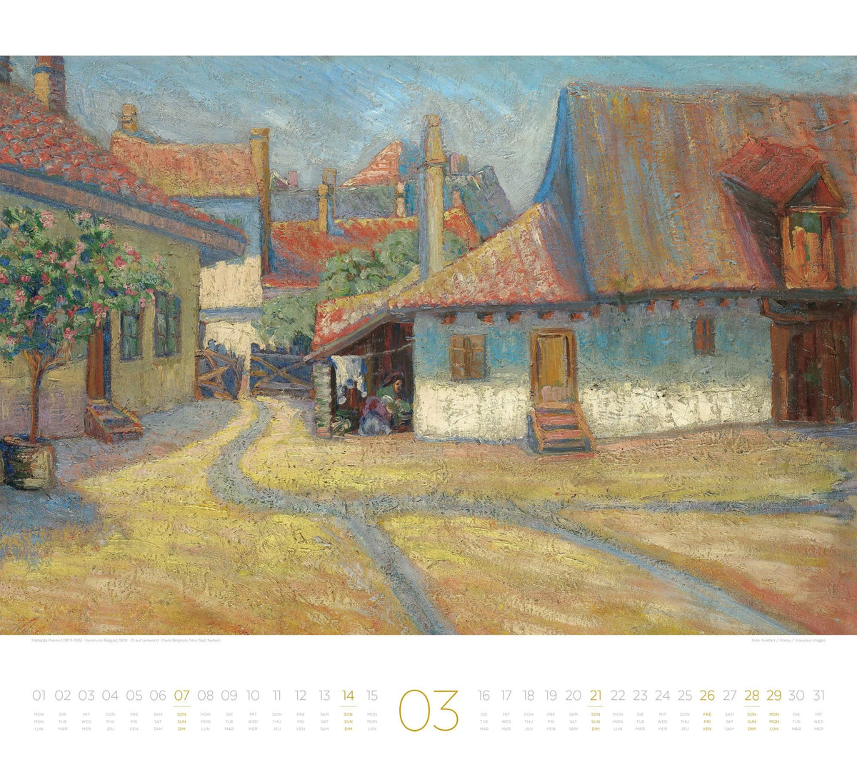 Die Kunst der Stille Kalender 2027 – Ansicht