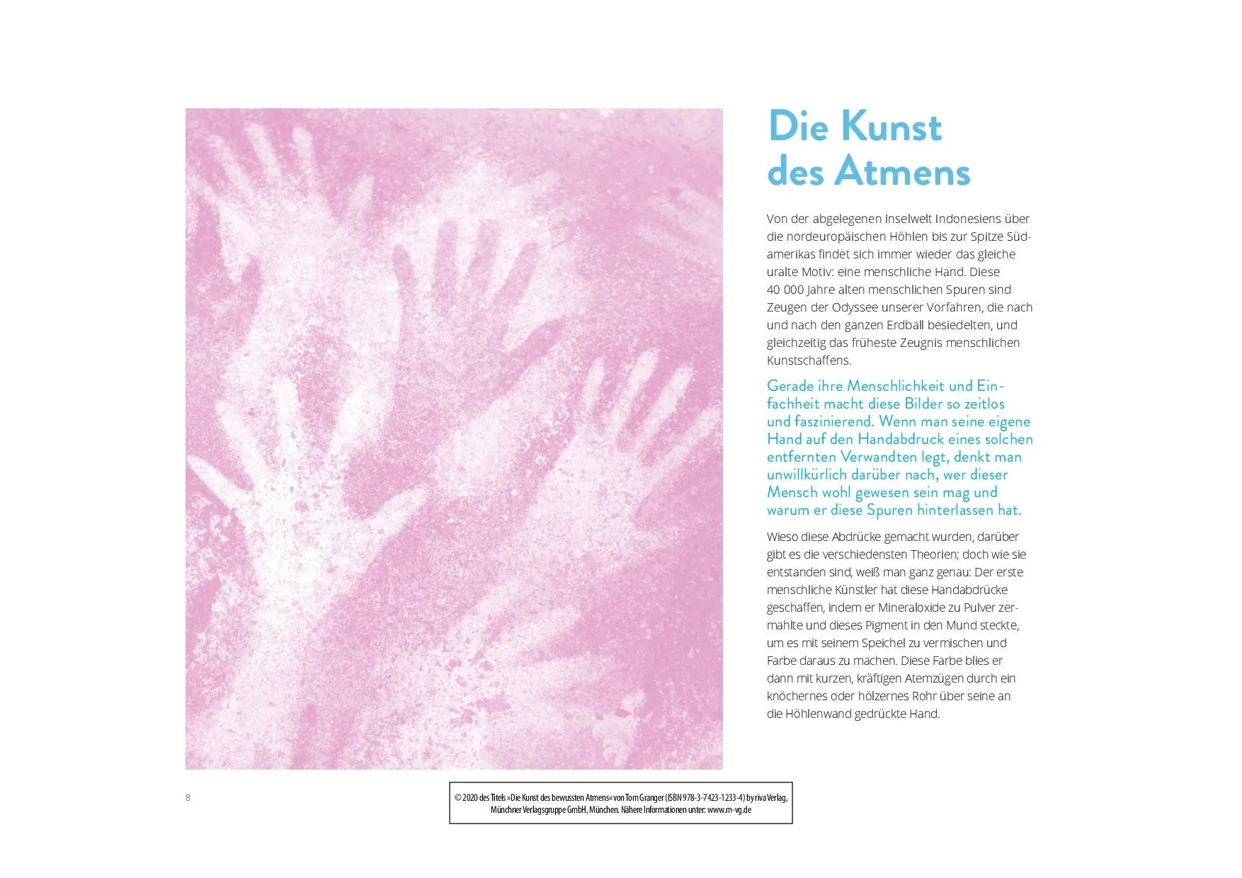 Innenansicht von 'Die Kunst des bewussten Atmens' - Gebundene Ausgabe