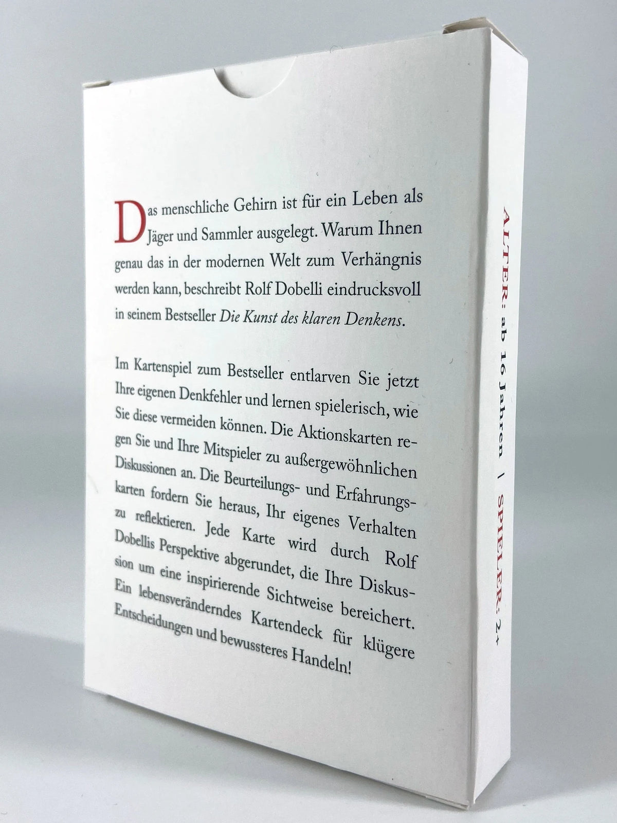 Die Kunst des klaren Denkens – Ansicht