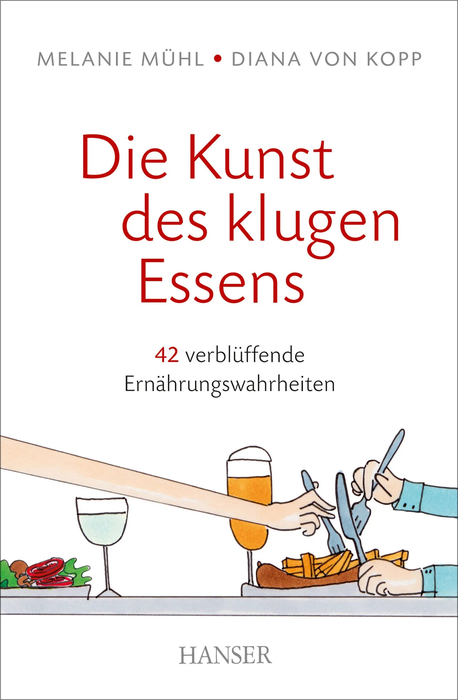 Buchcover von 'Die Kunst des klugen Essens' - Gebundene Ausgabe von Melanie Mühl