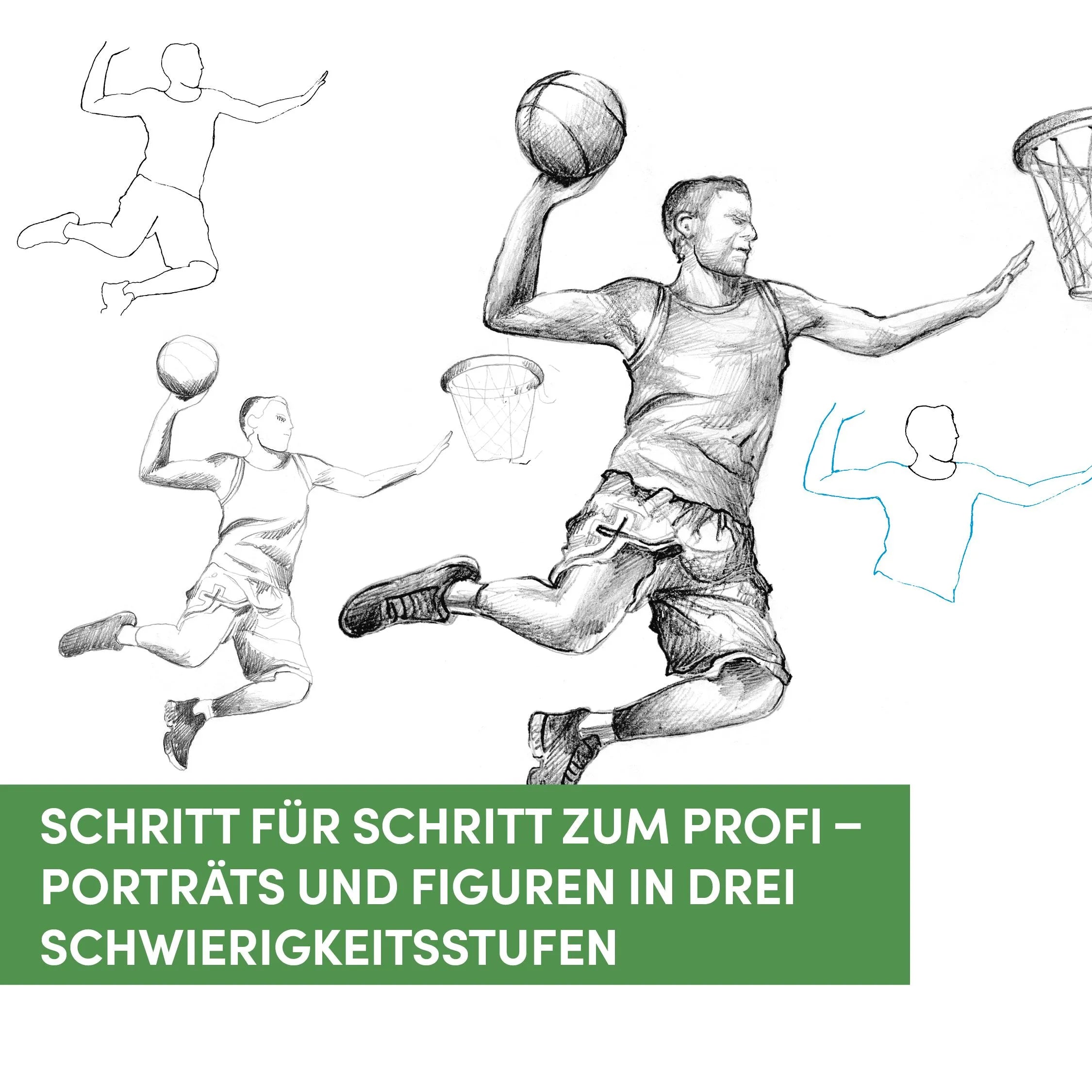 Detailansicht: Die Kunst des Zeichnens für Kinder Zeichenschule - Menschen (Hardcover)