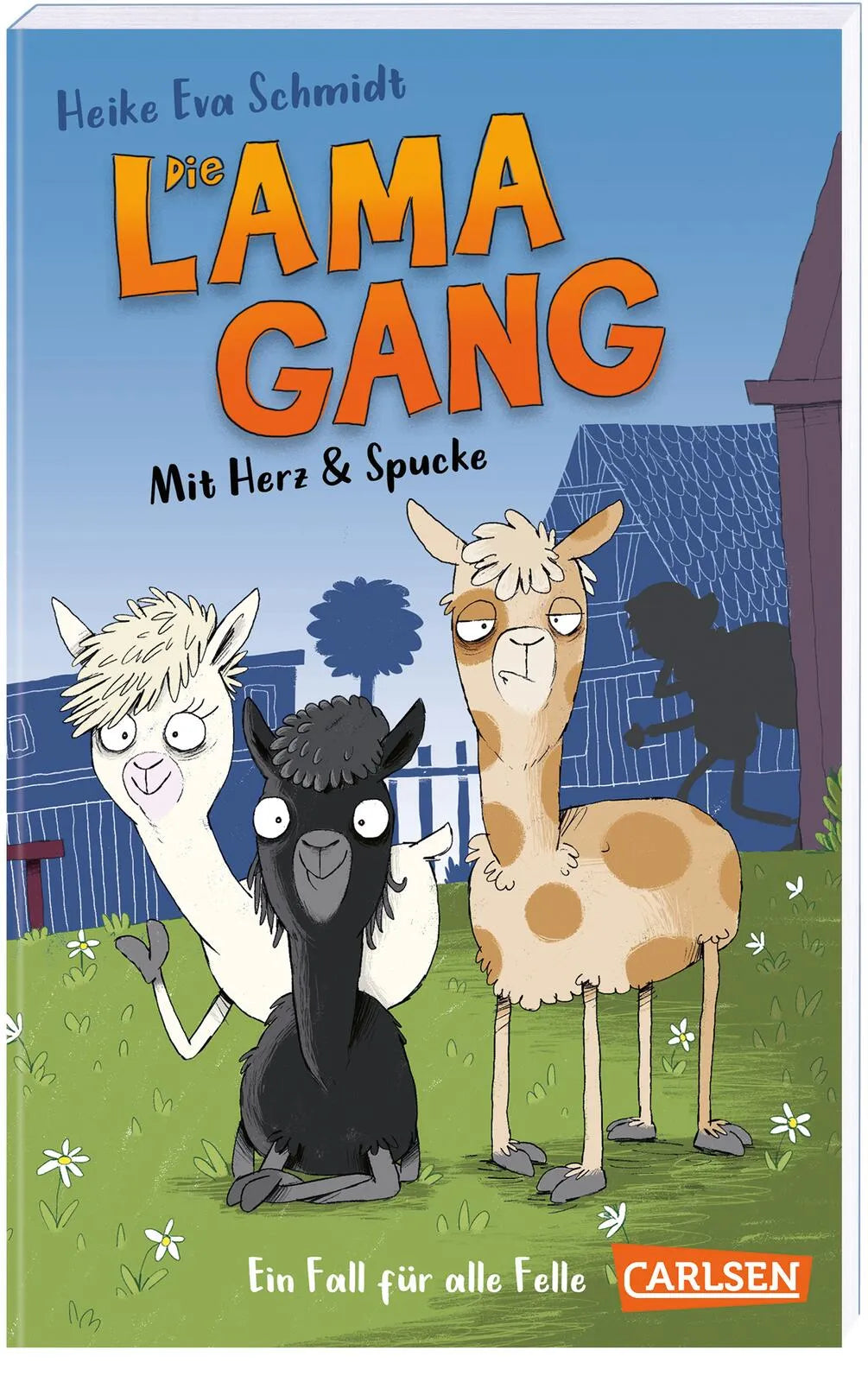 Buchcover von 'Die Lama-Gang. Mit Herz und Spucke 1: Ein Fall für alle Felle' - Taschenbuch von Heike Eva Schmidt