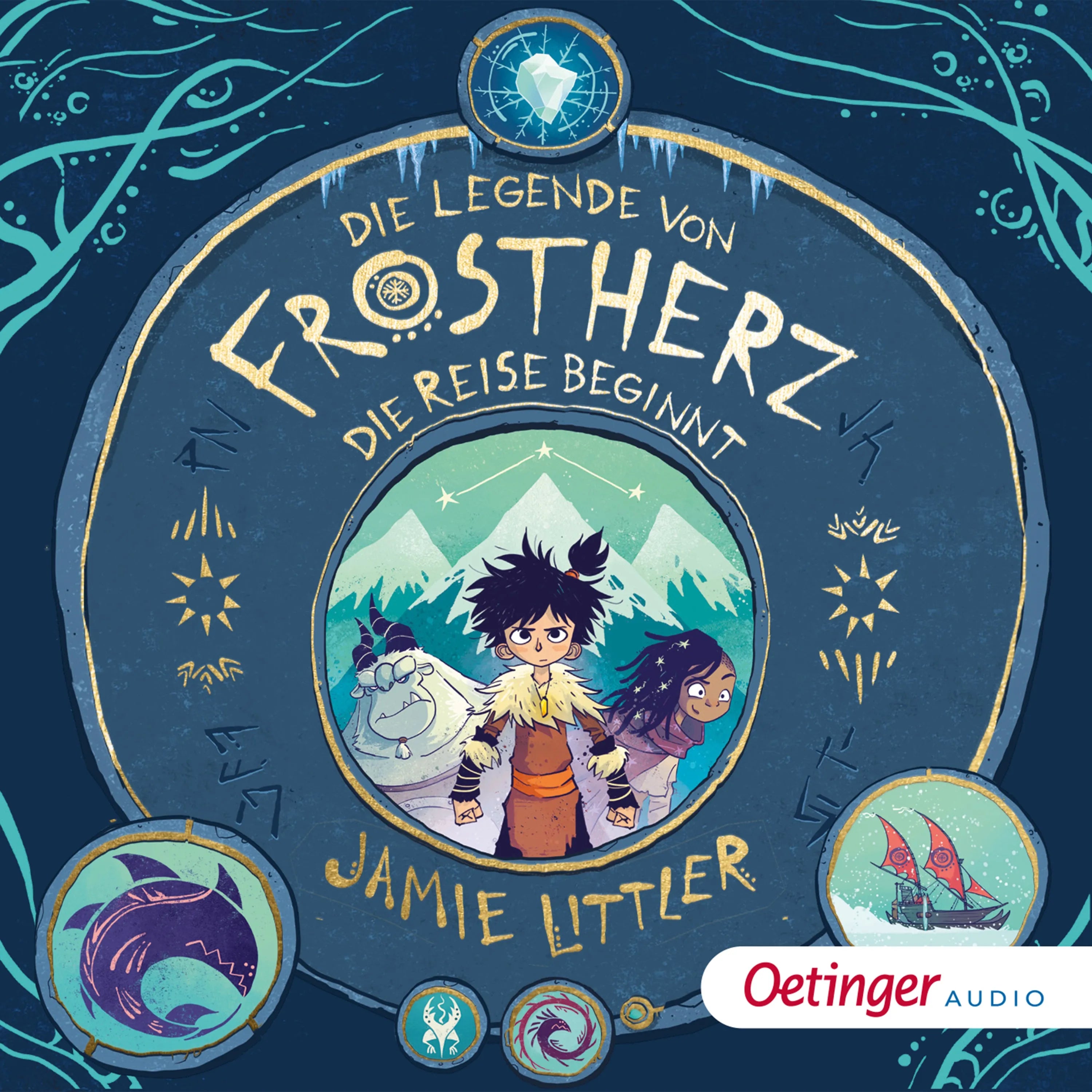 Cover: Die Legende von Frostherz 1. Die Reise beginnt (Hörbuch Download) von Jamie Littler