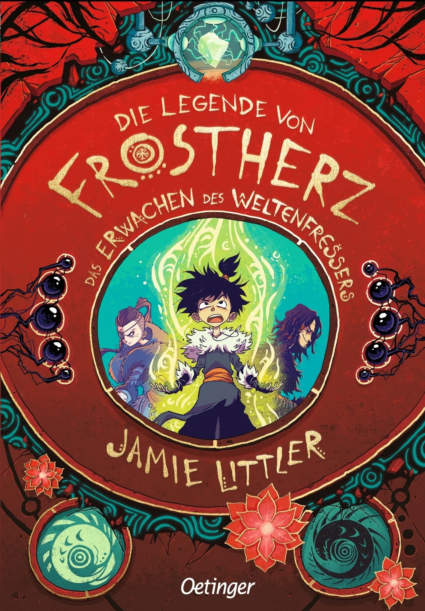 Cover: Die Legende von Frostherz 3. Das Erwachen des Weltenfressers (Hardcover) von Jamie Littler