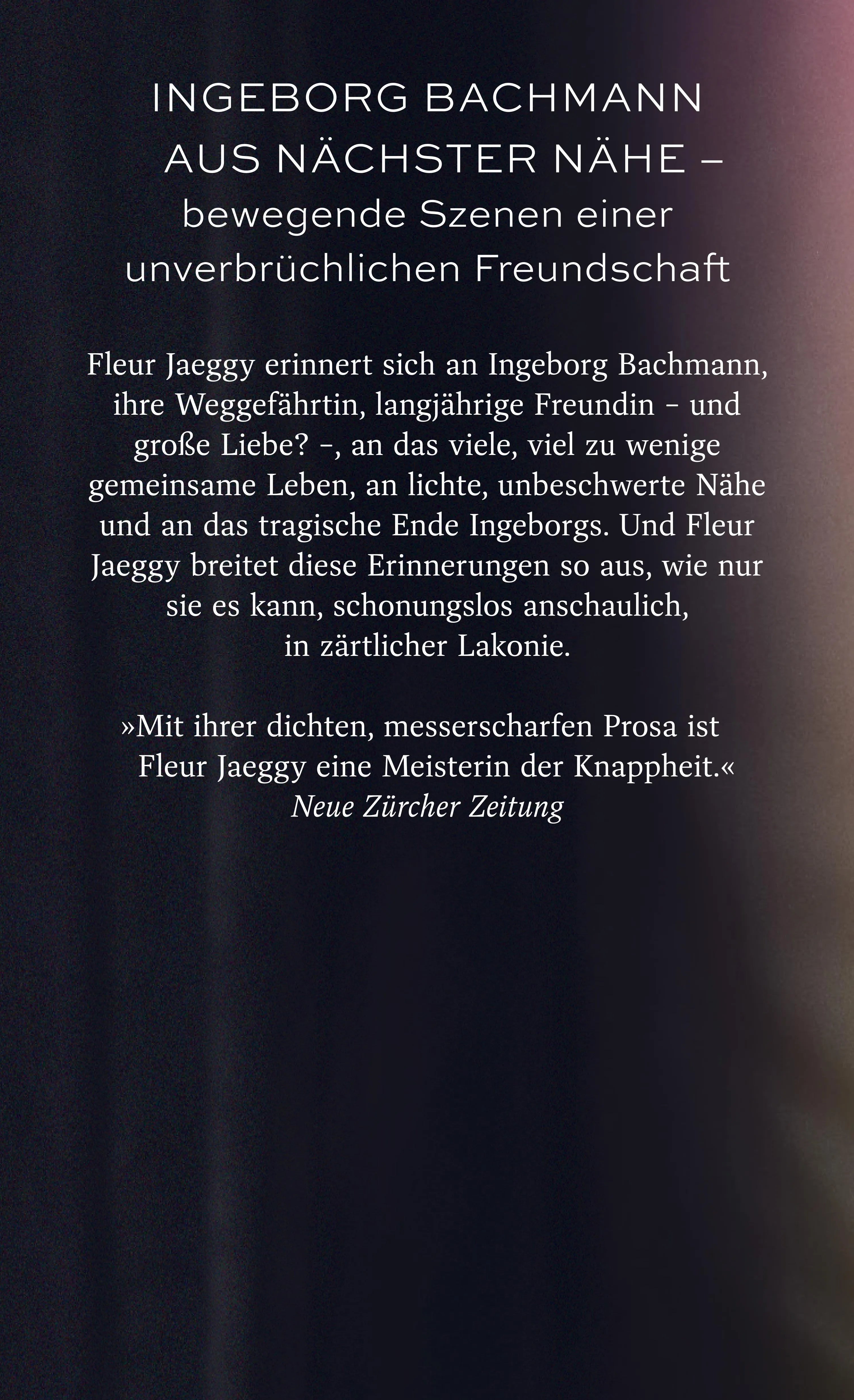 Rückseite: Die letzten Tage von Ingeborg (Hardcover)
