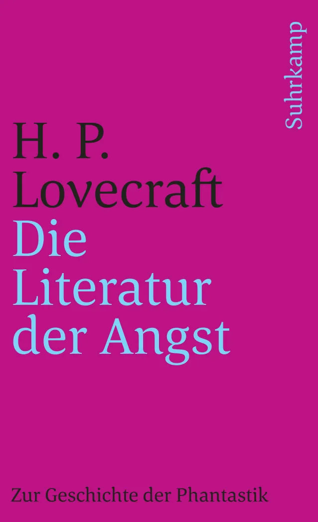 Buchcover von 'Die Literatur der Angst' - Taschenbuch von H. P. Lovecraft