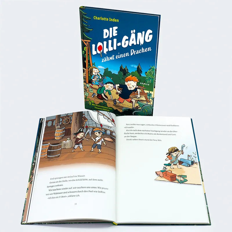 Produktansicht: Die Lolli-Gäng zähmt einen Drachen (Gebundene Ausgabe)