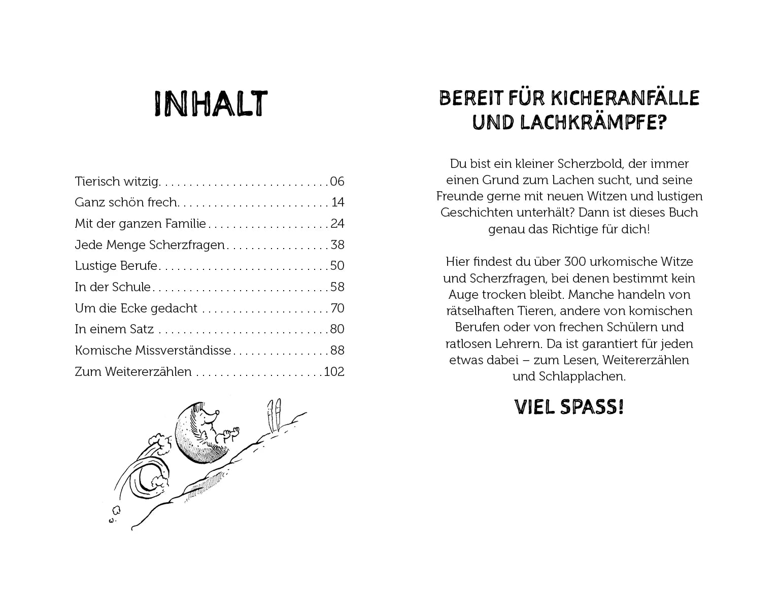 Innenansicht von 'Die lustigsten Witze für Kinder' - Taschenbuch