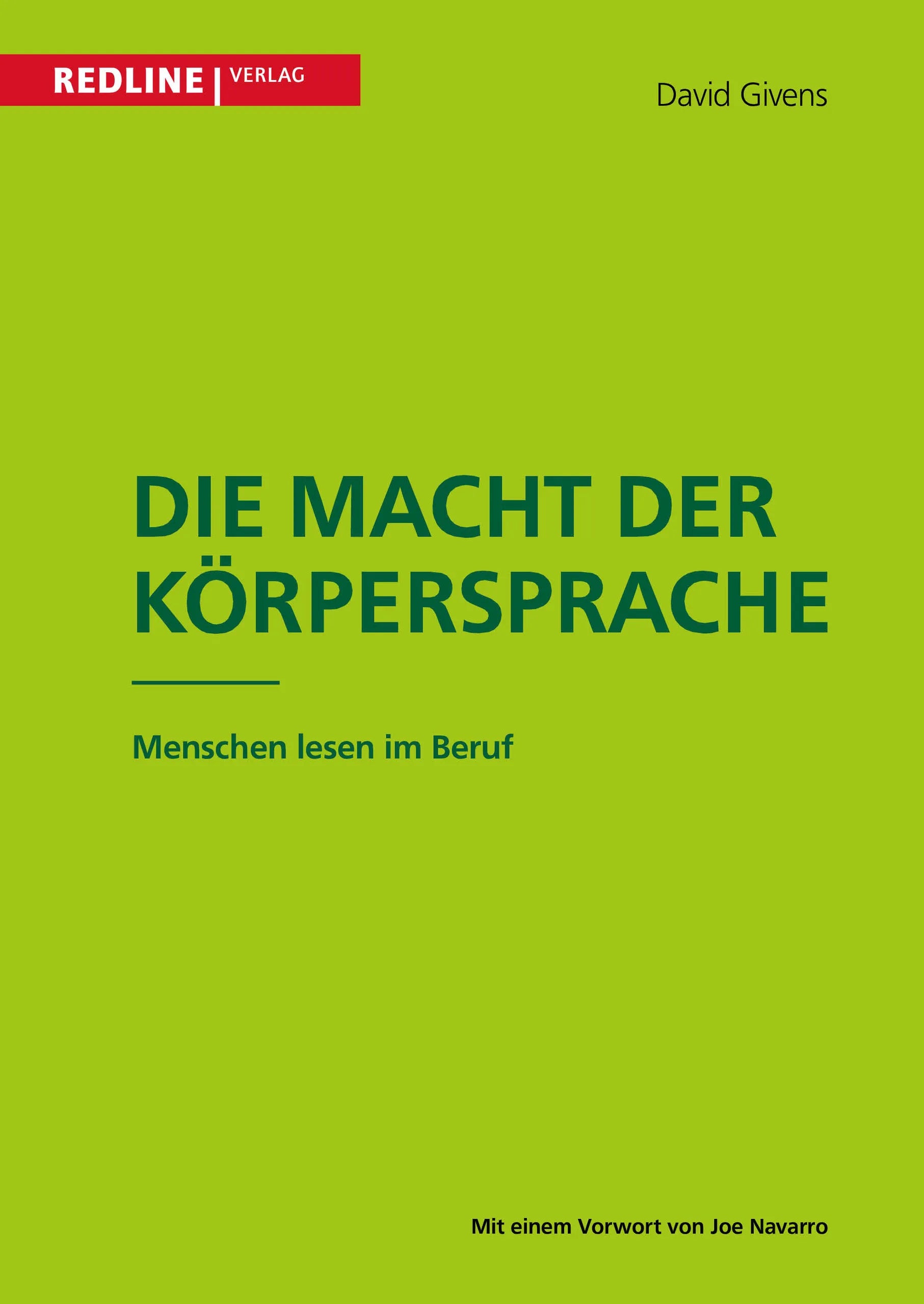 Buchcover von 'Die Macht der Körpersprache' - Taschenbuch von David Givens