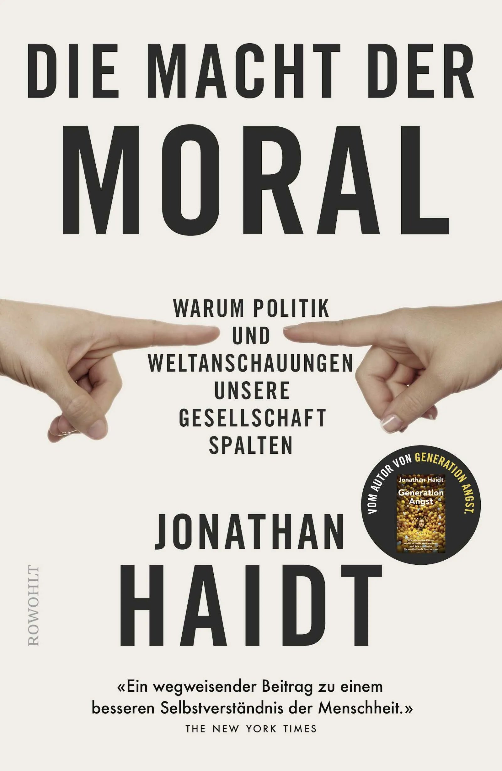 Buchcover von 'Die Macht der Moral' - Gebundene Ausgabe von Jonathan Haidt