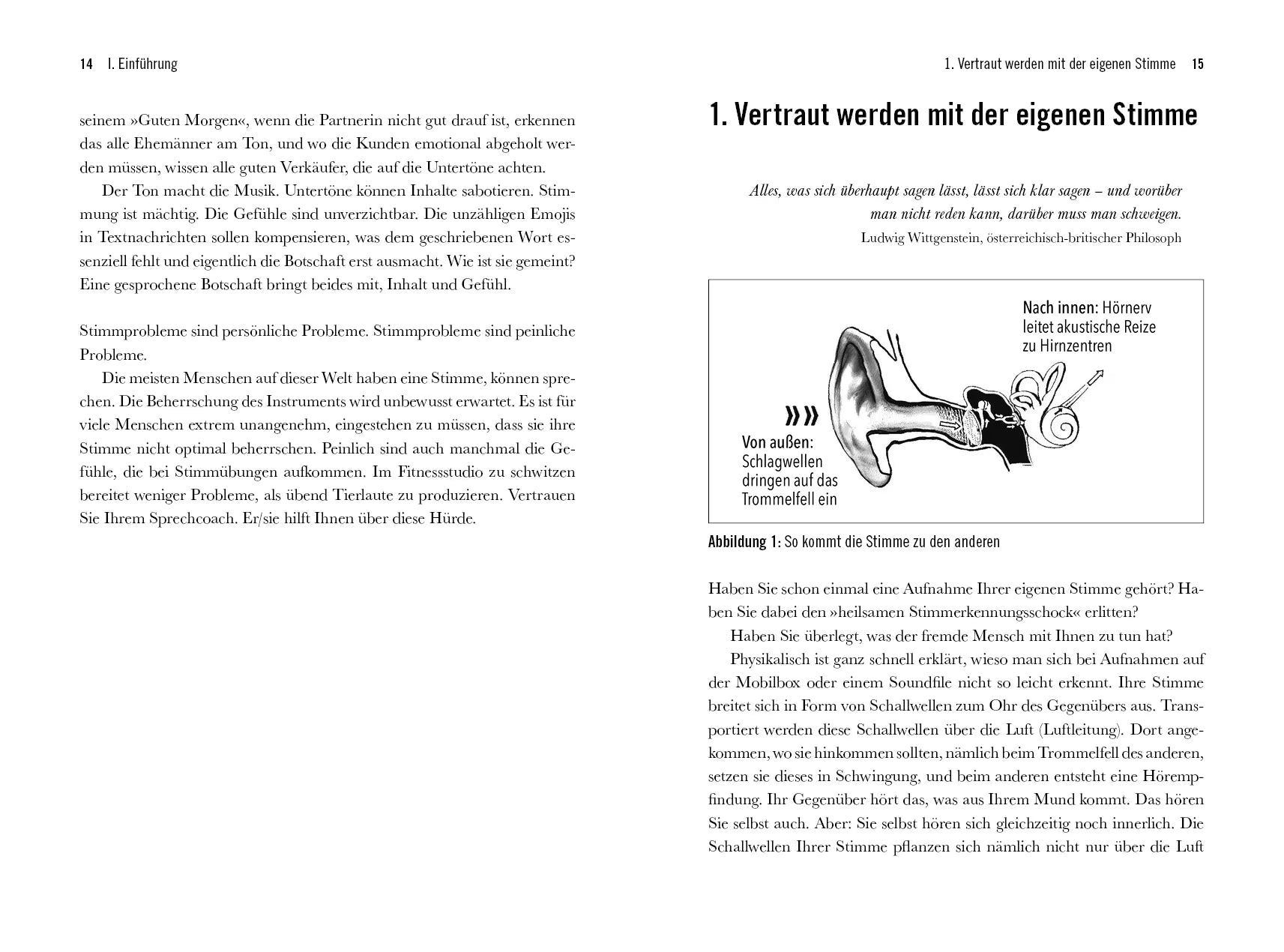 Innenansicht von 'Die Macht der Stimme' - Taschenbuch