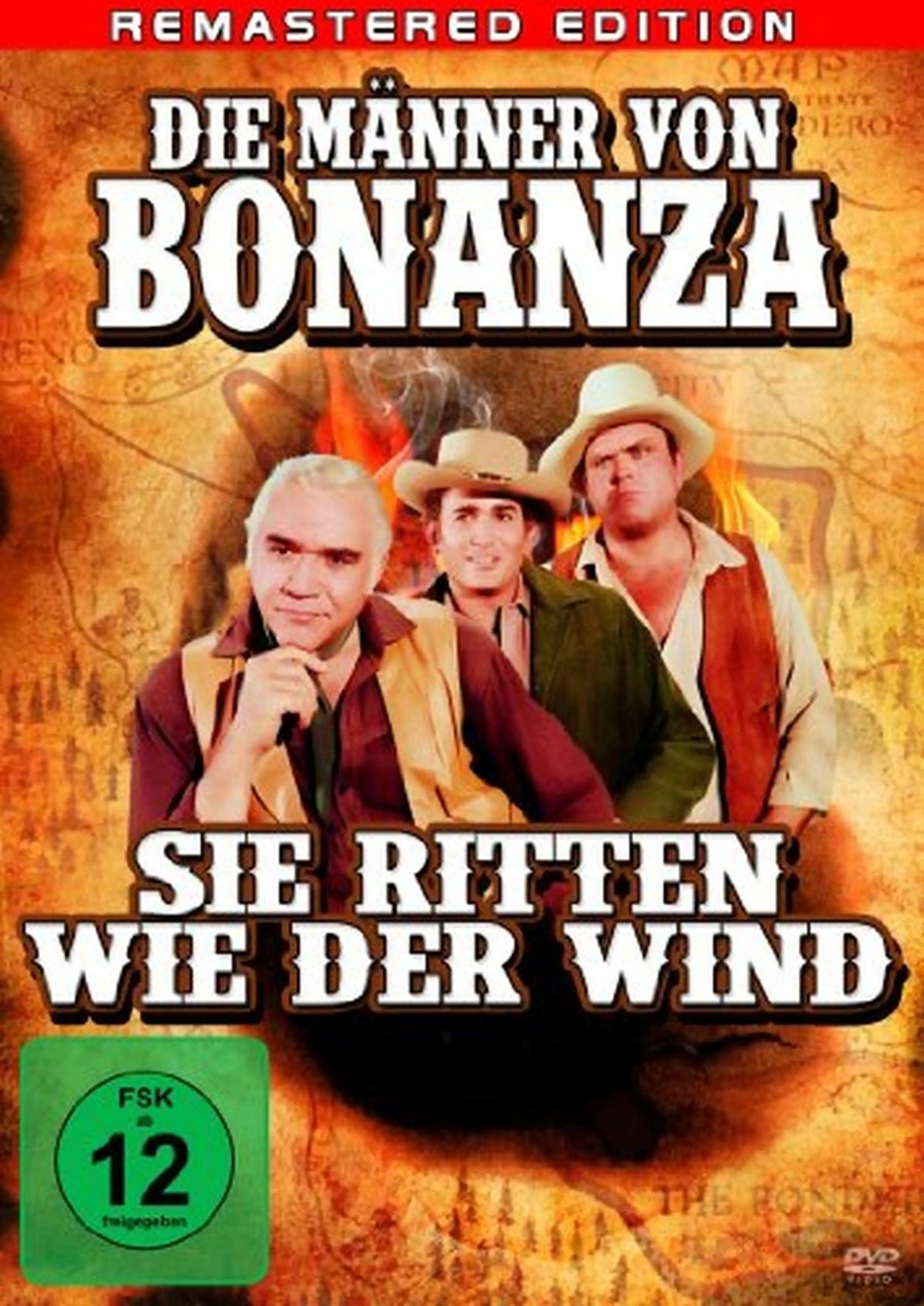 Die Männer von Bonanza – Sie ritten wie der Wind DVD Cover – Frontcover Bild