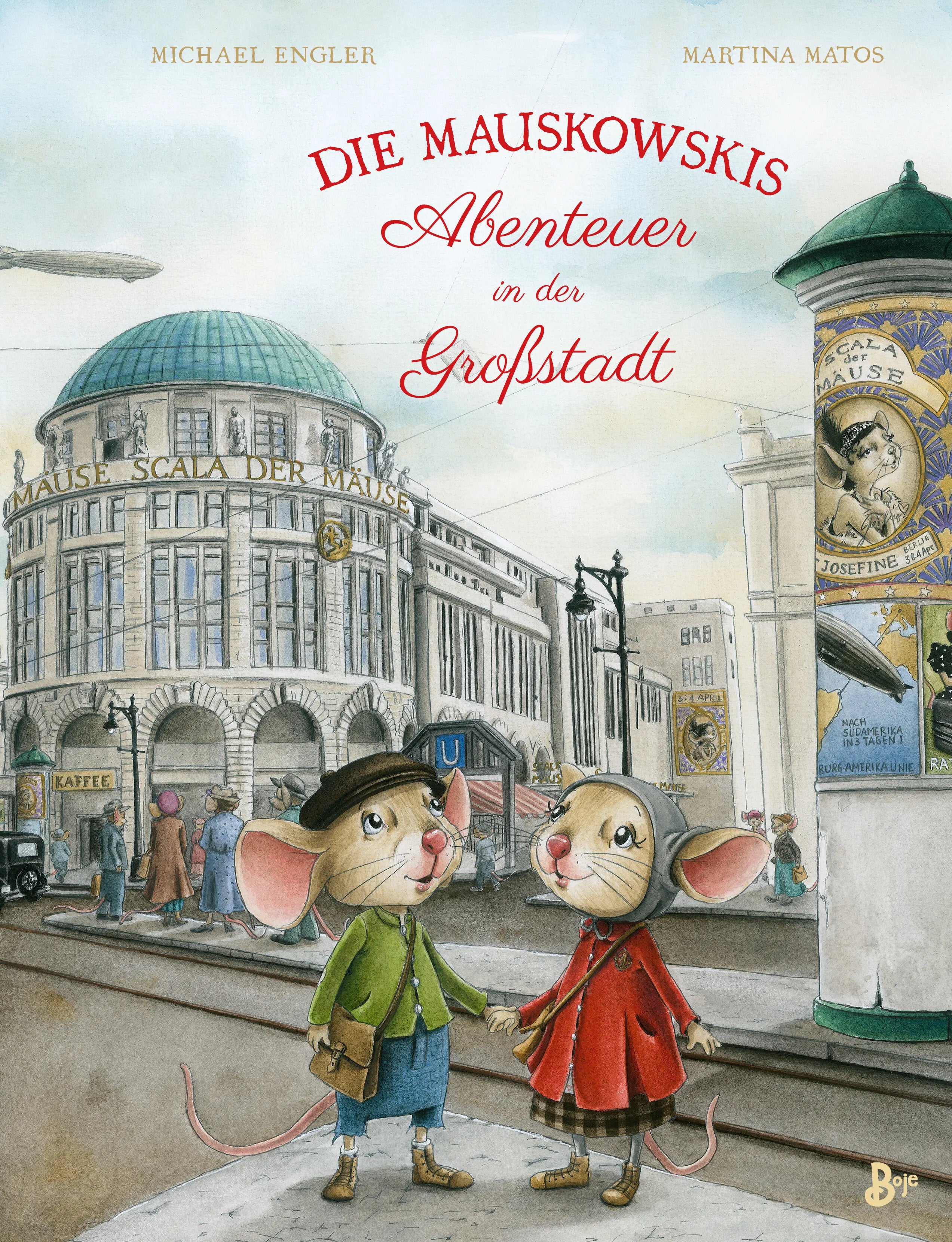 Buchcover von 'Die Mauskowskis - Abenteuer in der Großstadt' - Gebundene Ausgabe von Michael Engler
