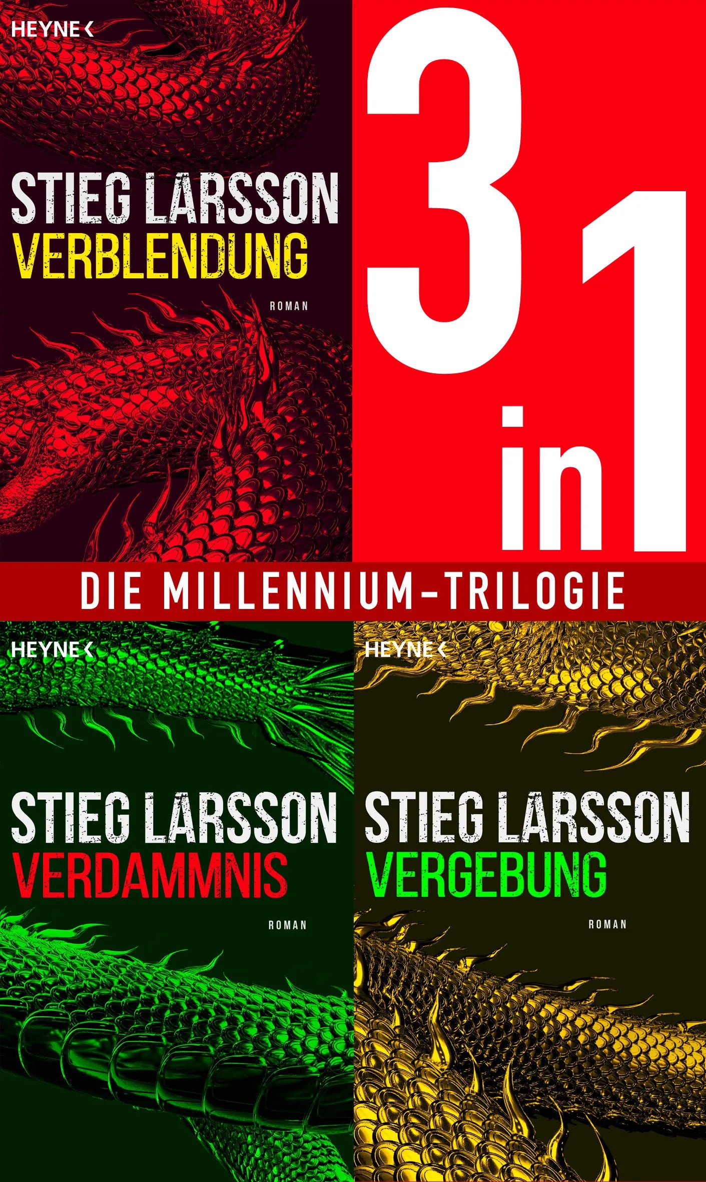Cover: Die Millennium-Saga 1-3: Verblendung / Verdammnis / Vergebung (E-Book) von Stieg Larsson