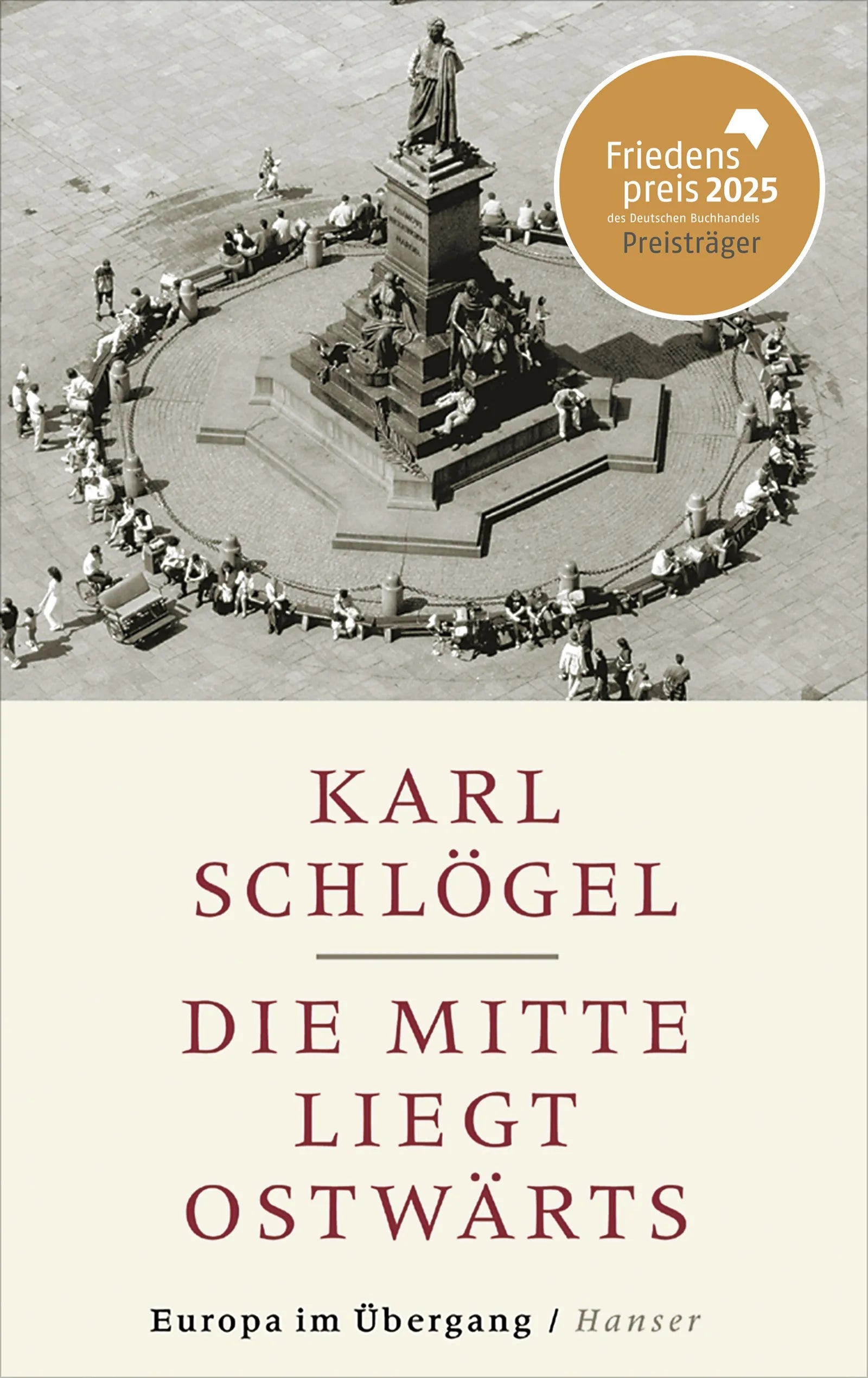 Buchcover von 'Die Mitte liegt ostwärts' - Gebundene Ausgabe von Karl Schlögel