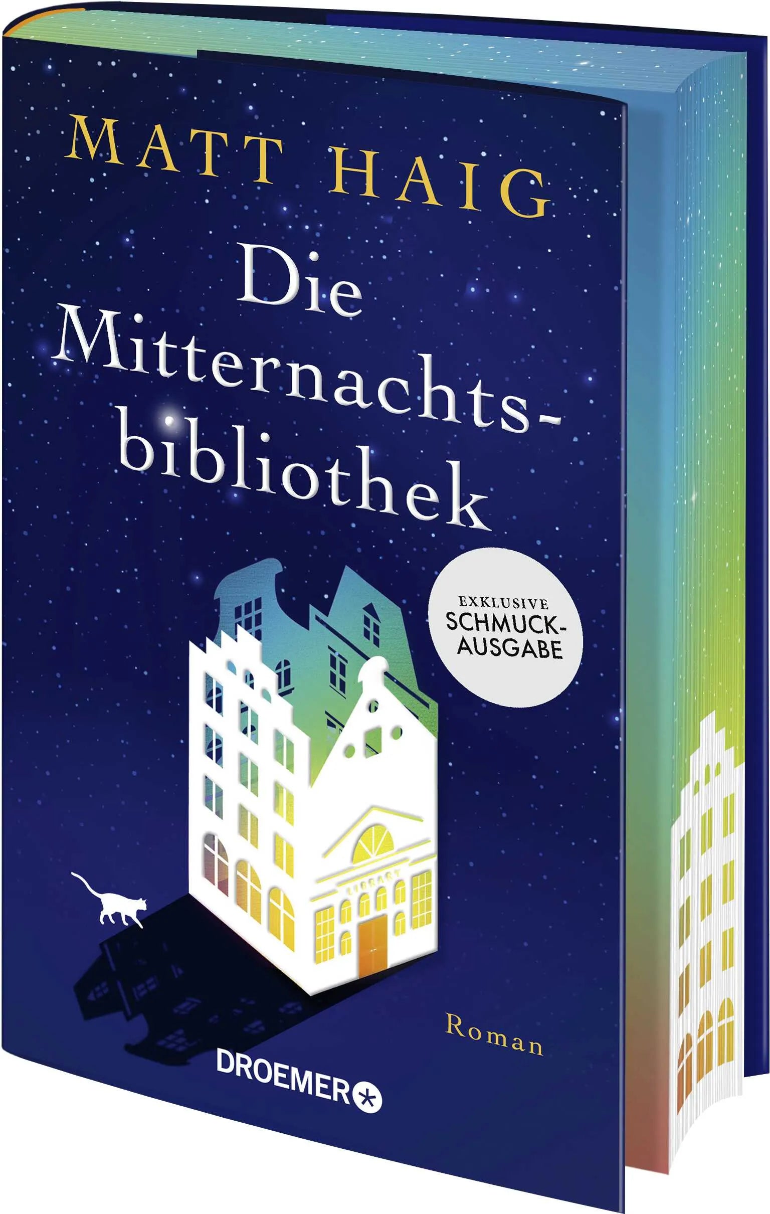 Buchcover von 'Die Mitternachtsbibliothek' - Gebundene Ausgabe von Matt Haig