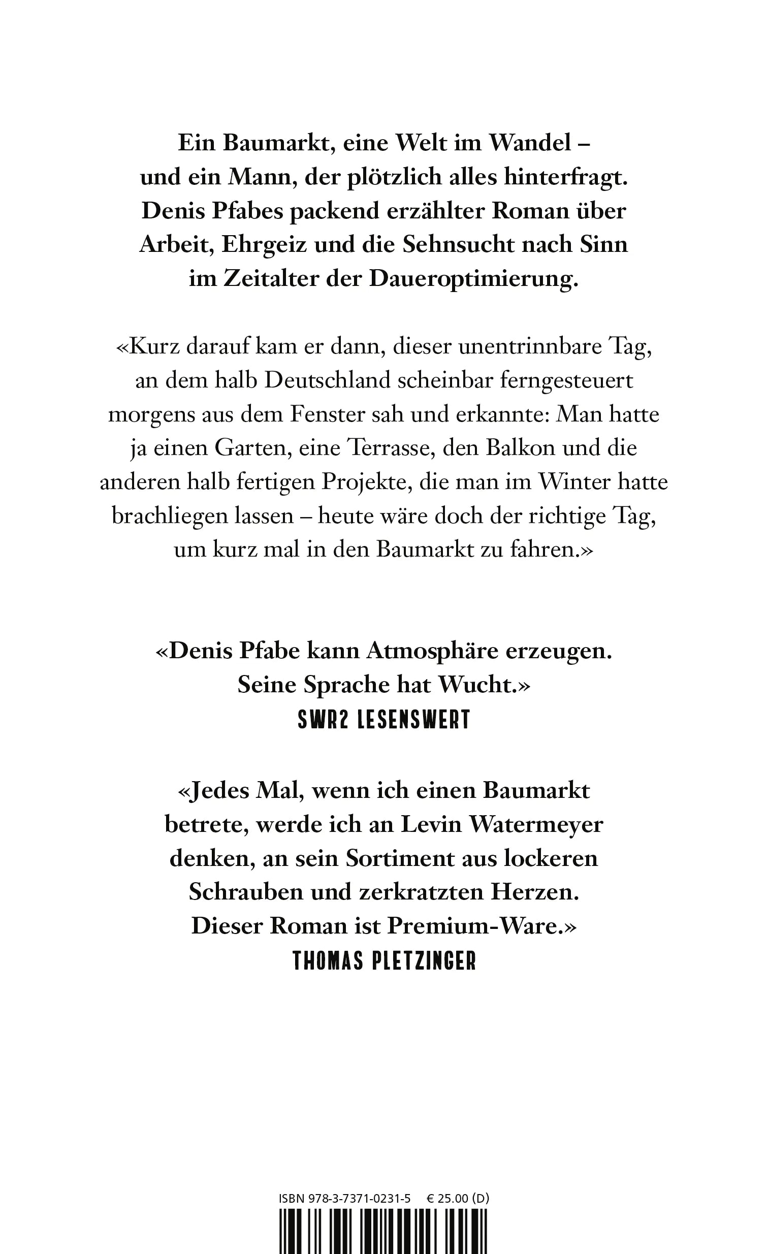 Buchrückseite von 'Die Möglichkeit einer Ordnung' mit Klappentext - Gebundene Ausgabe