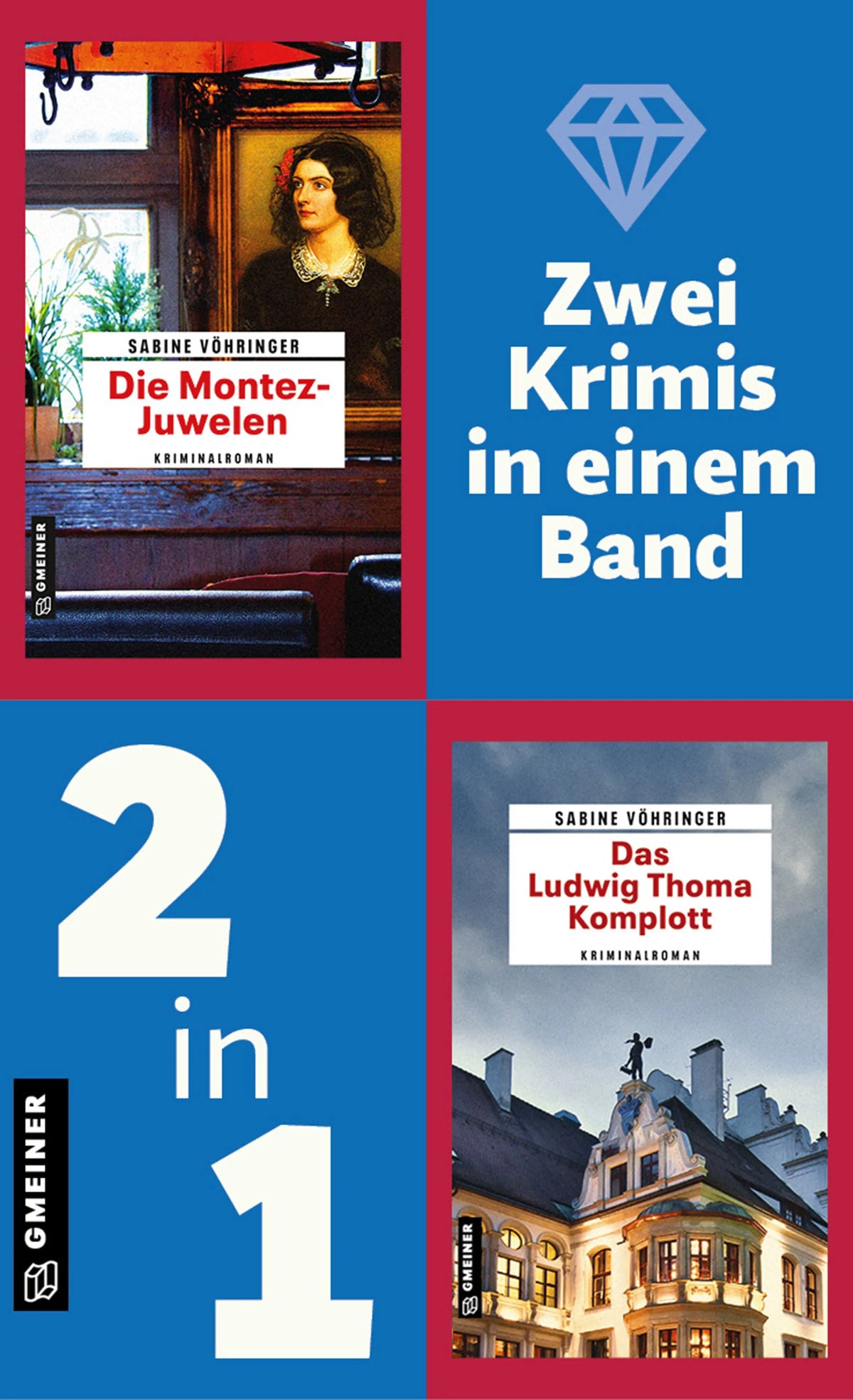 Cover: Die Montez-Juwelen & Das Ludwig Thoma Komplott (E-Book) von Sabine Vöhringer