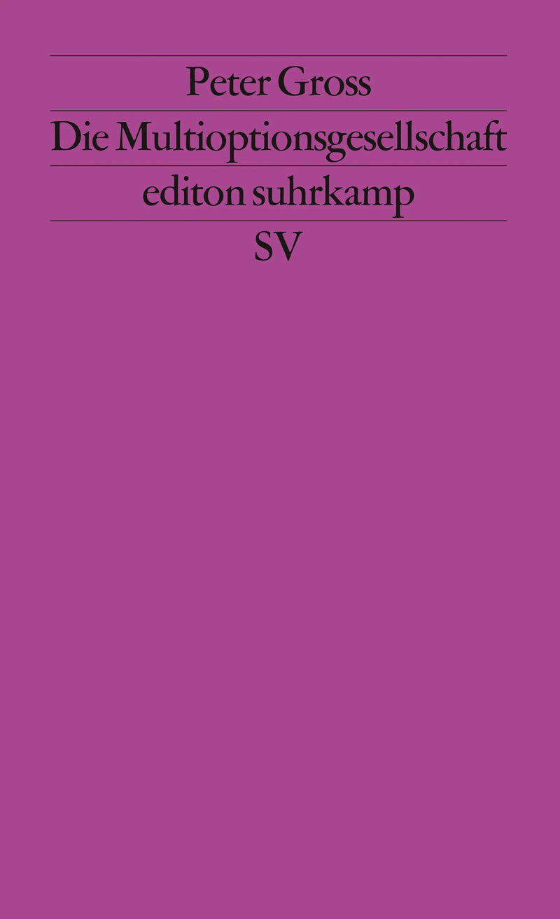 Die Multioptionsgesellschaft
