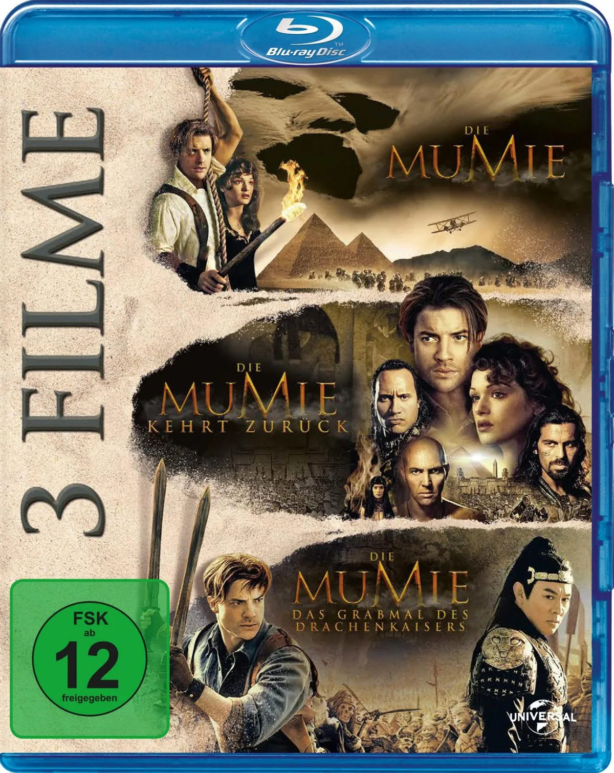 Die Mumie 1-3 (3 on 1) - Blu-ray Disc