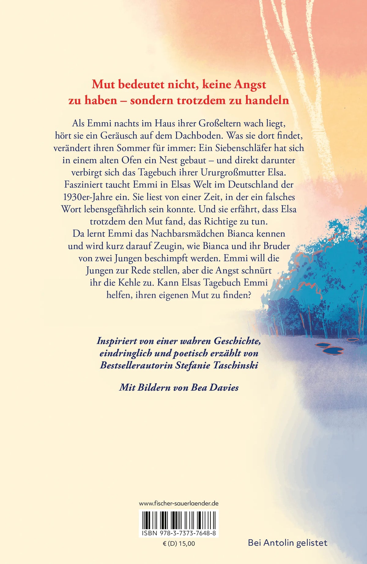 Rückseite: Die Mutsammlerin (Hardcover)