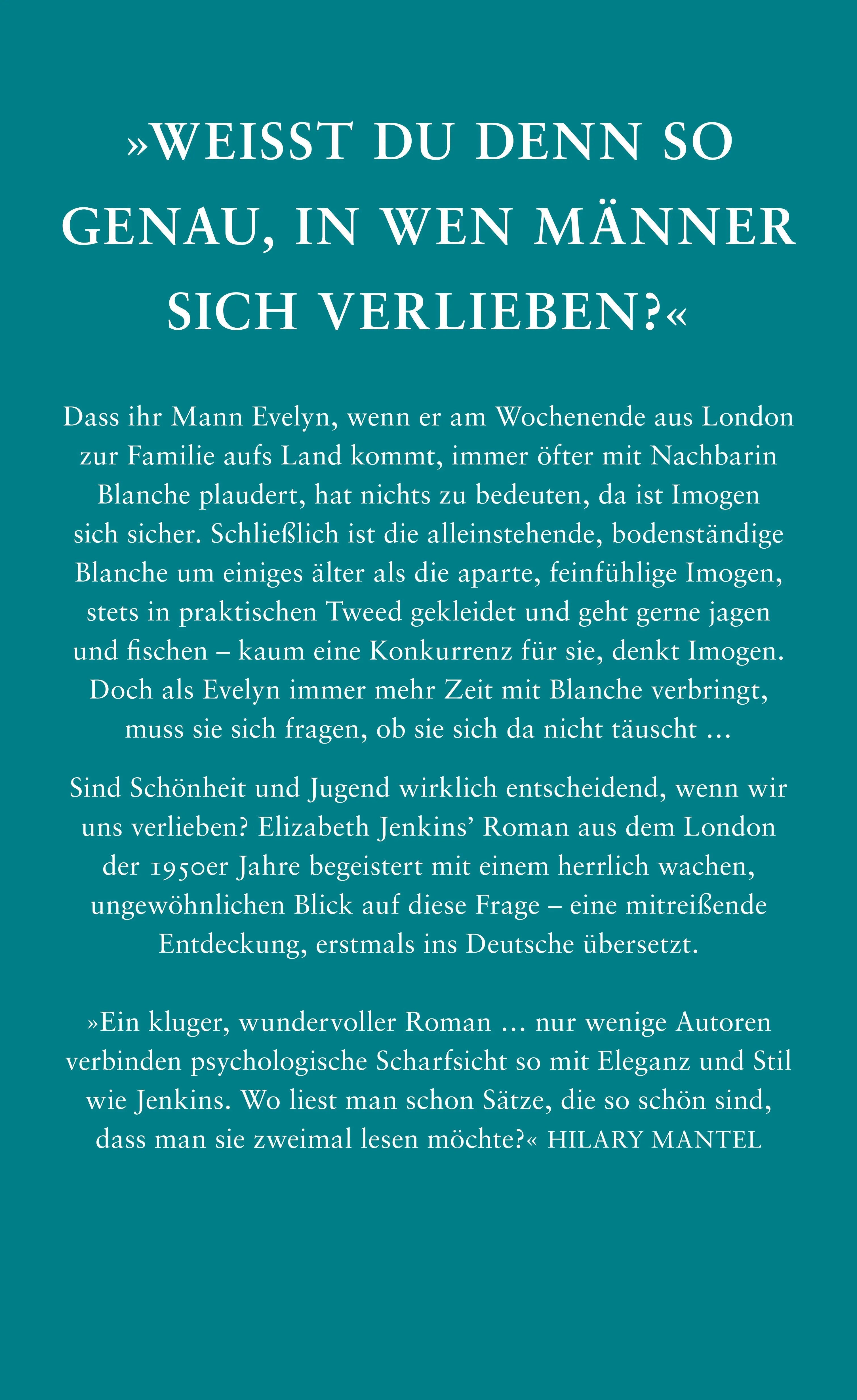 Buchrückseite von 'Die Nachbarin' mit Klappentext - Gebundene Ausgabe